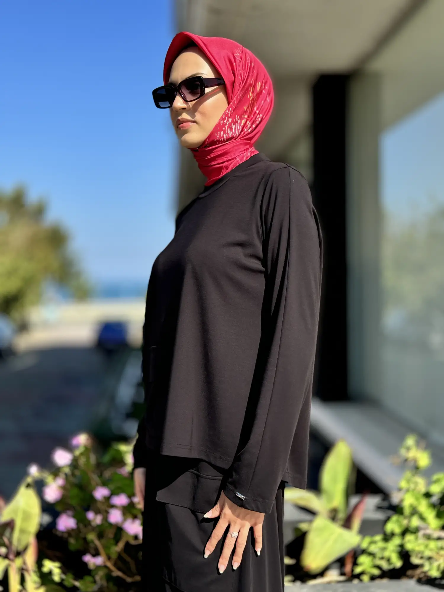 İNVEE Cep Detaylı Bluz Etek Takım 7023