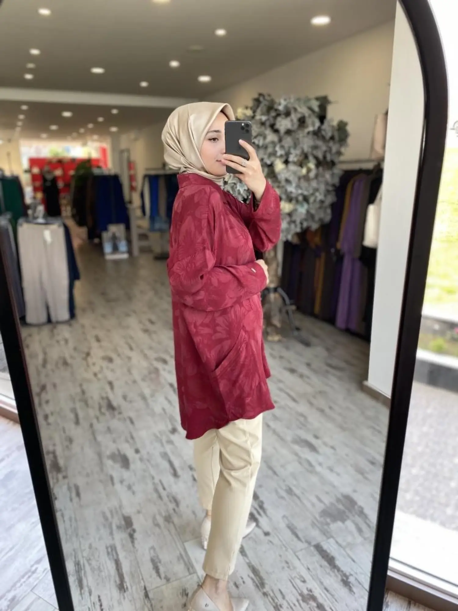 İnvee Çiçek Desenli Tunik 7109