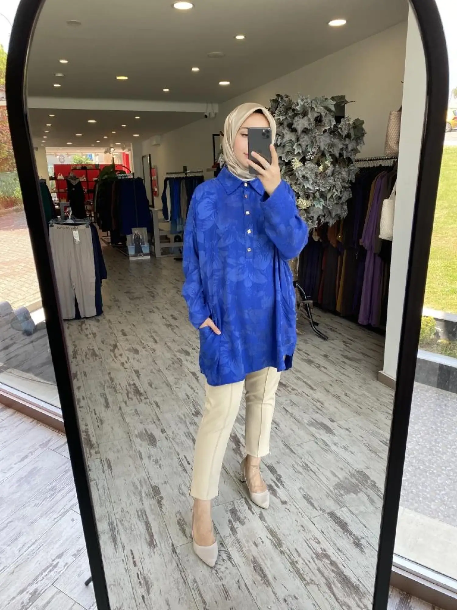 İnvee Çiçek Desenli Tunik 7109