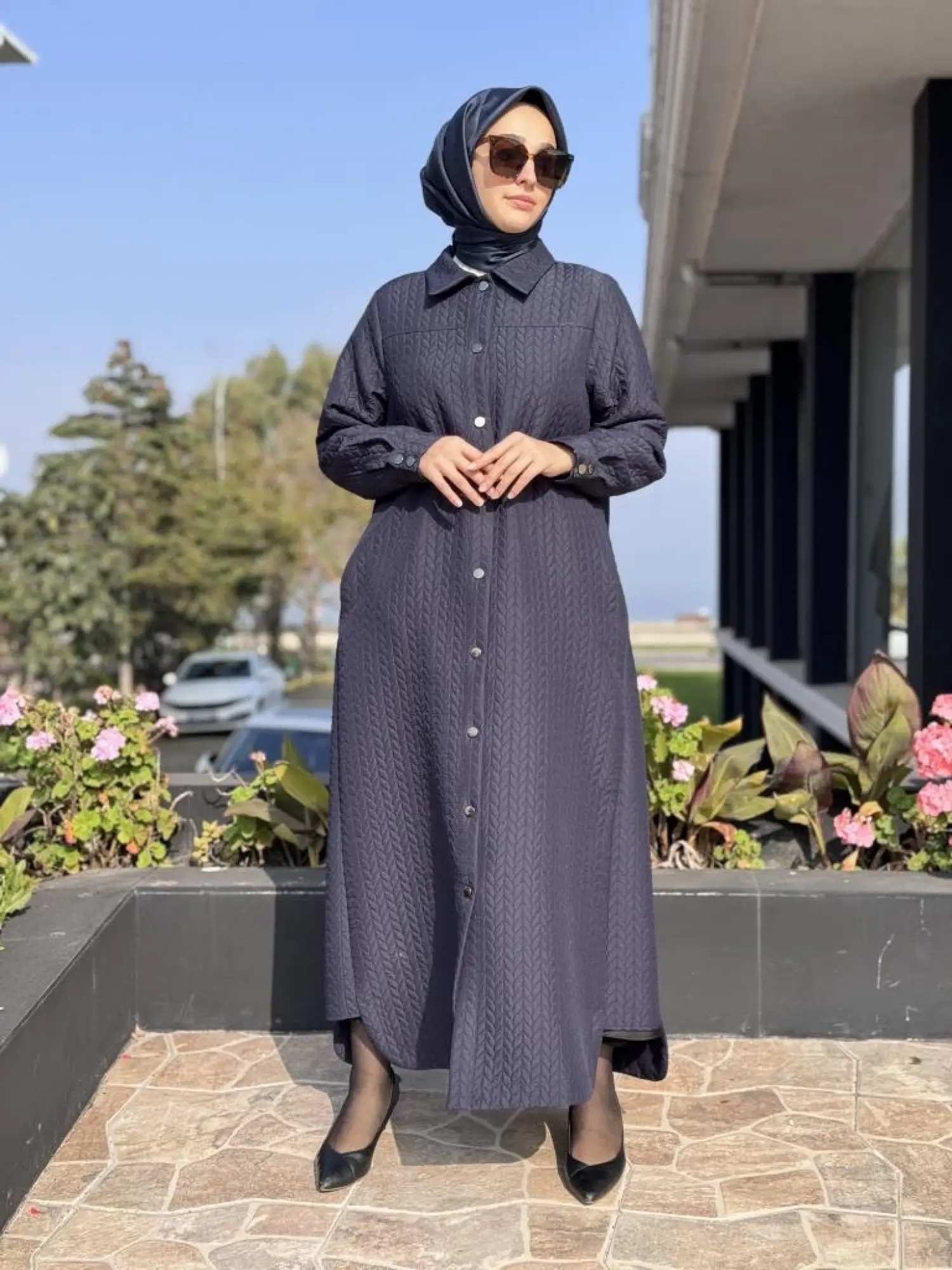 İnvee Çıtçıtlı Gömlek Yaka Kap 7039B