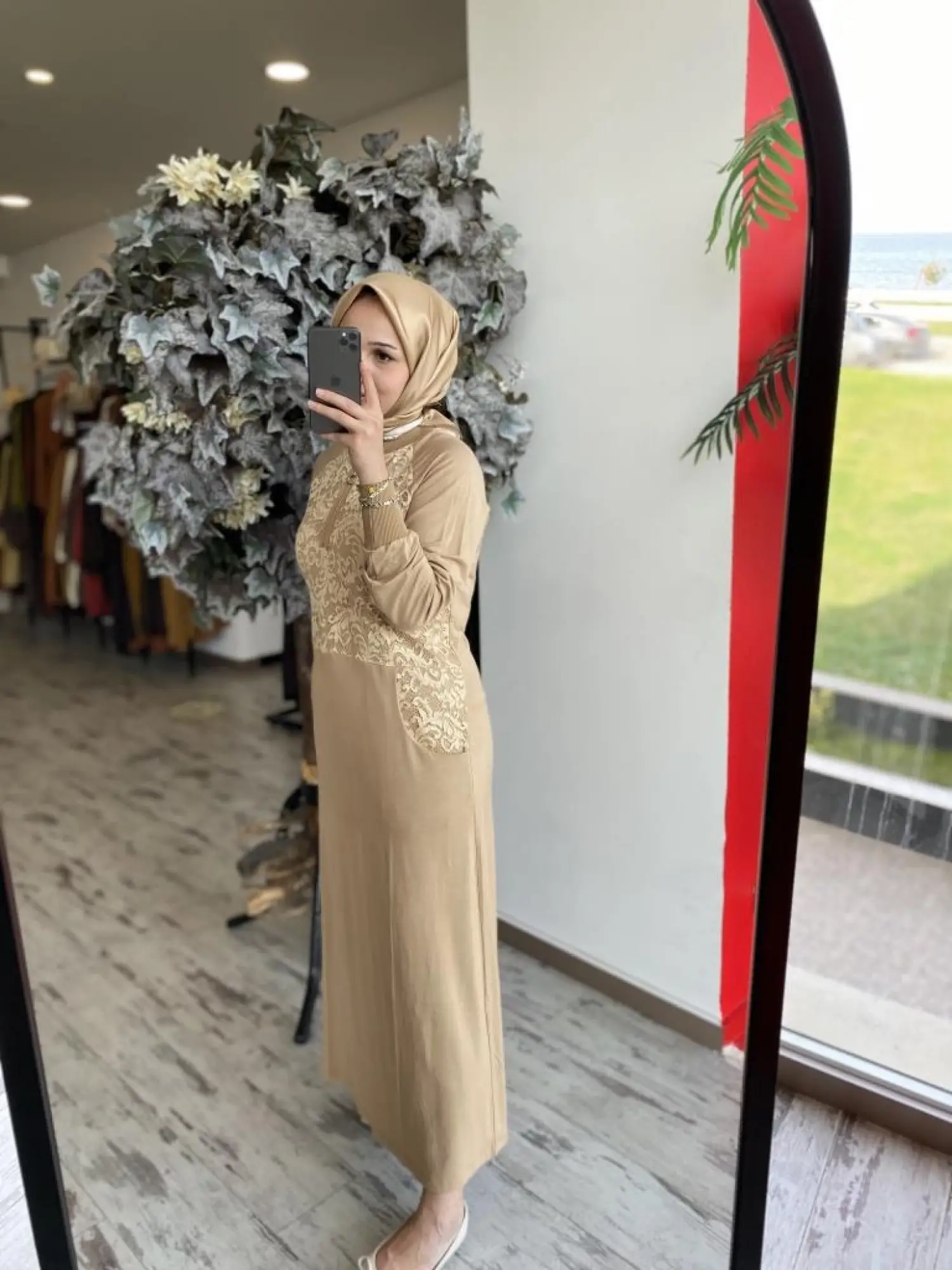 İnvee Dantelli Elbise 6877