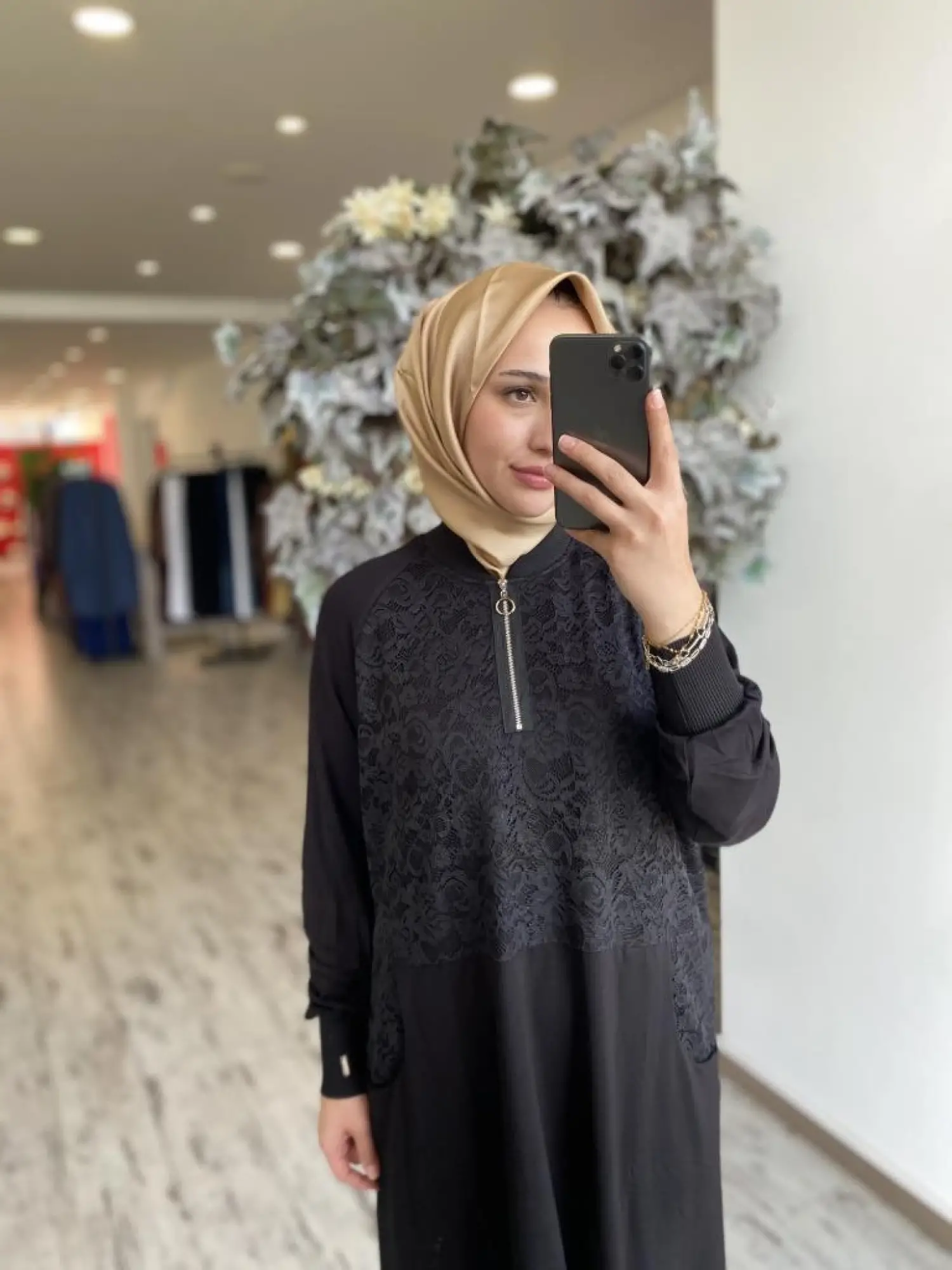 İnvee Dantelli Elbise 6877