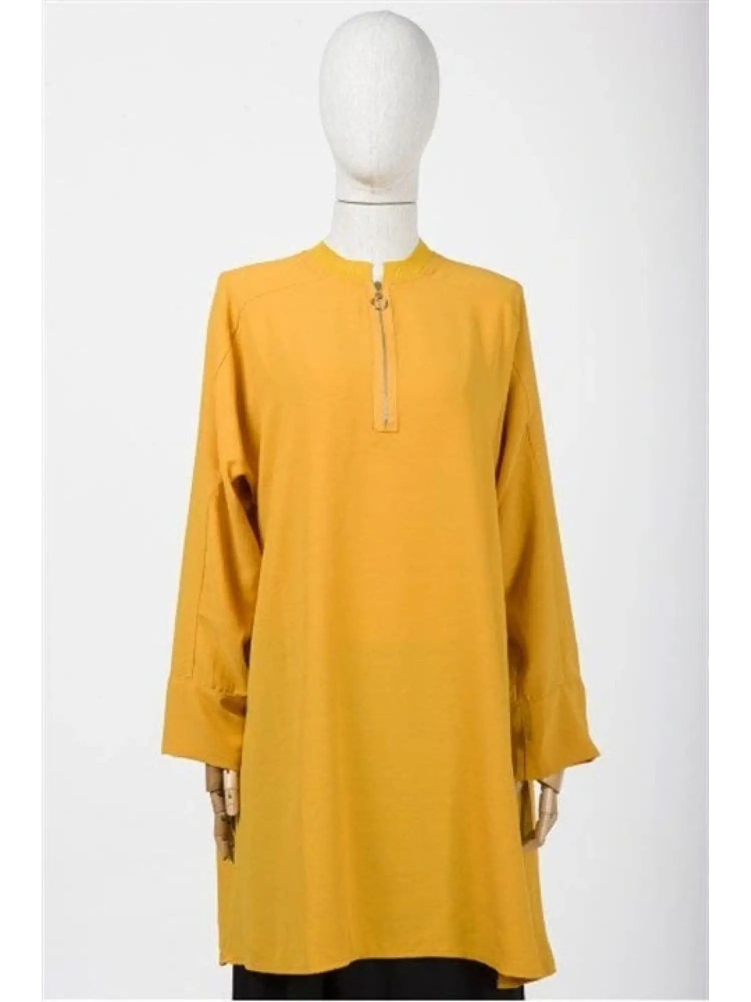 İnvee Fermuar Detaylı Gömlek (6809)