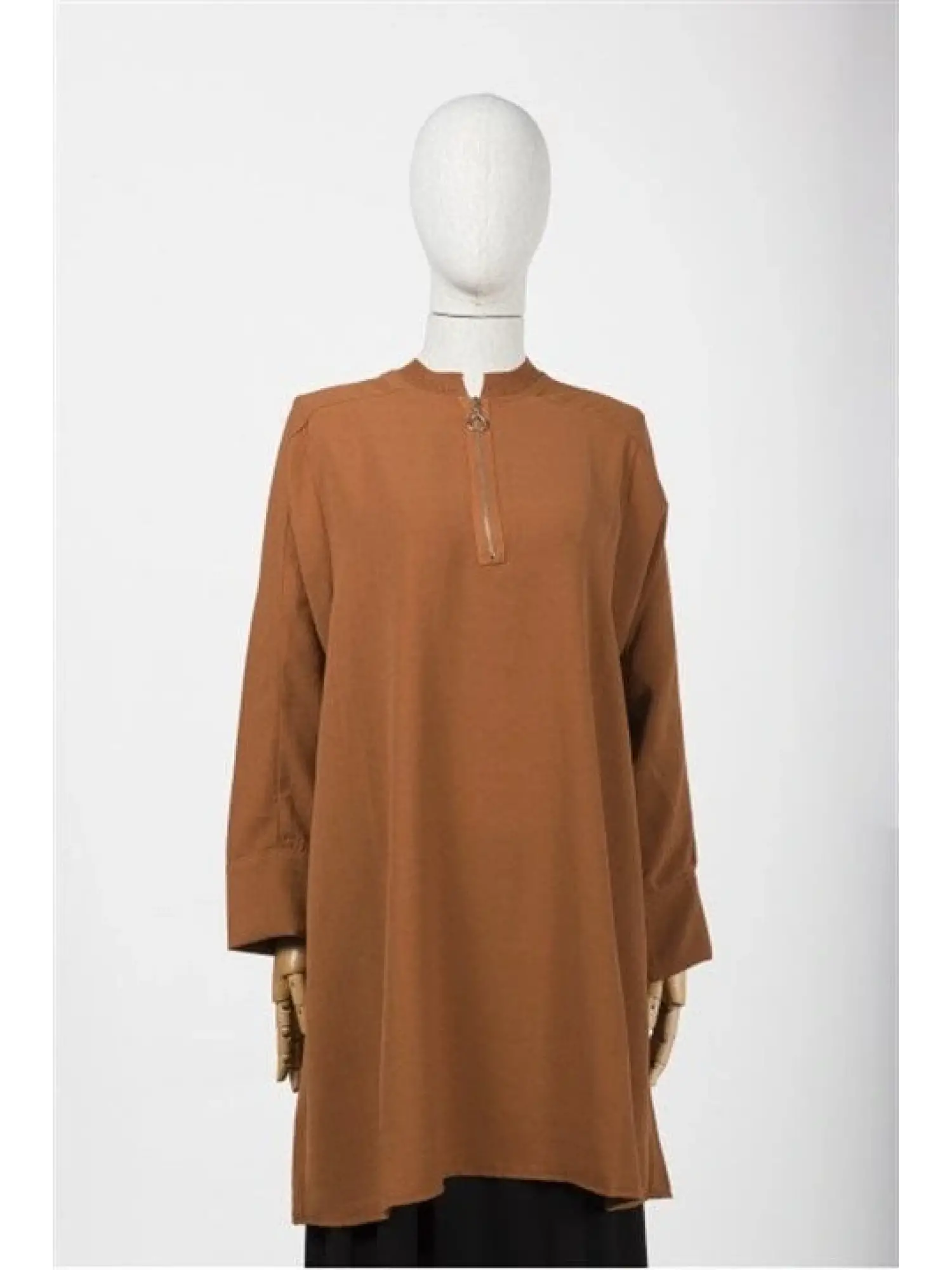 İnvee Fermuar Detaylı Gömlek (6809)