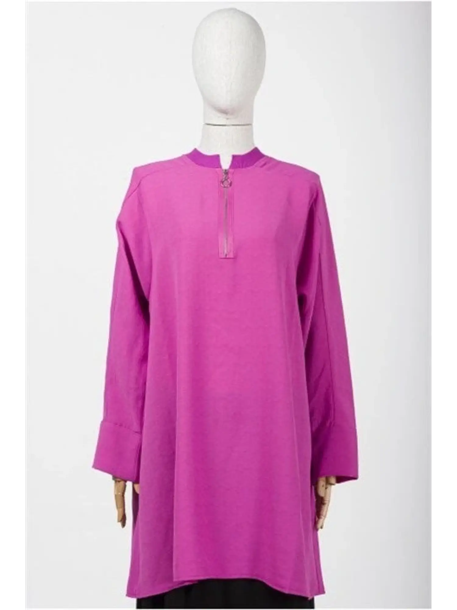 İnvee Fermuar Detaylı Gömlek (6809)