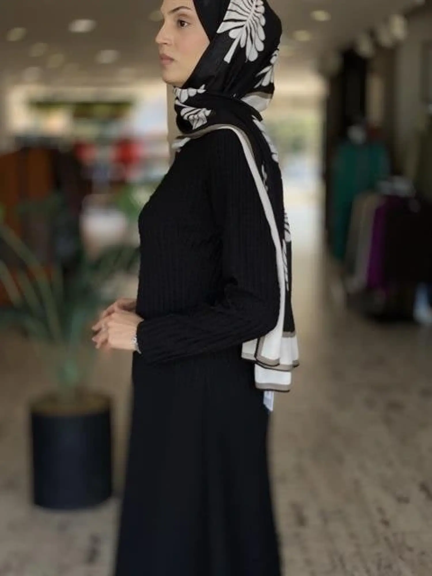 İnvee Gofre Verev Elbise 6856