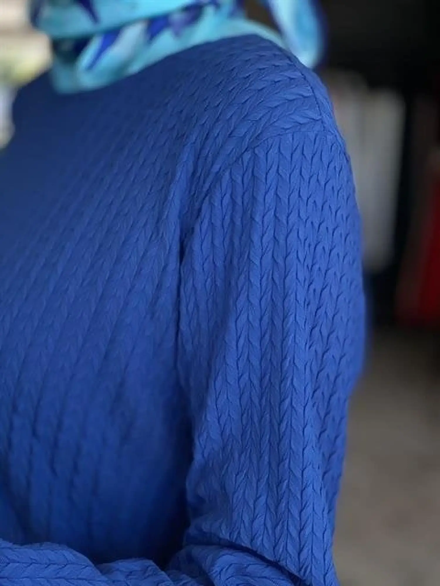 İnvee Gofre Verev Elbise 6856