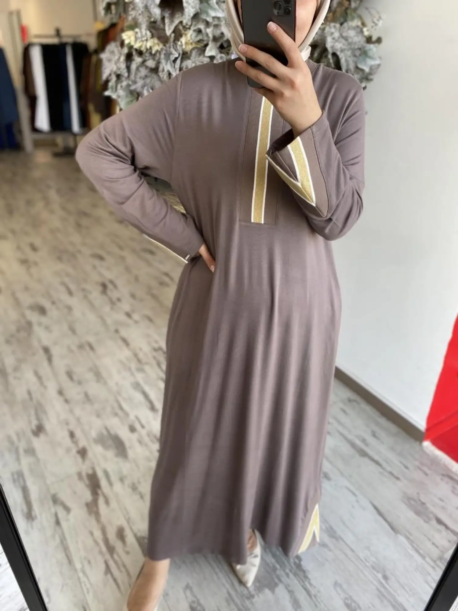 İnvee İki İplik Penye Elbise 6754