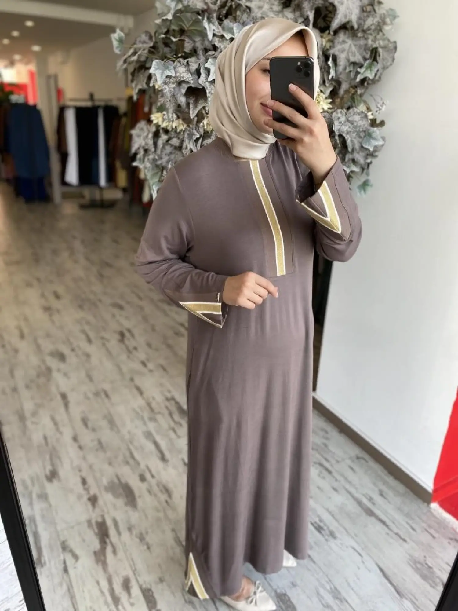 İnvee İki İplik Penye Elbise 6754