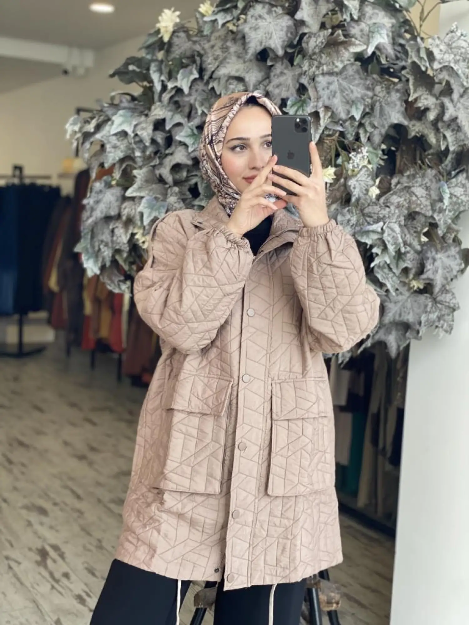 İnvee Kapitone Ceket/Kap 6913