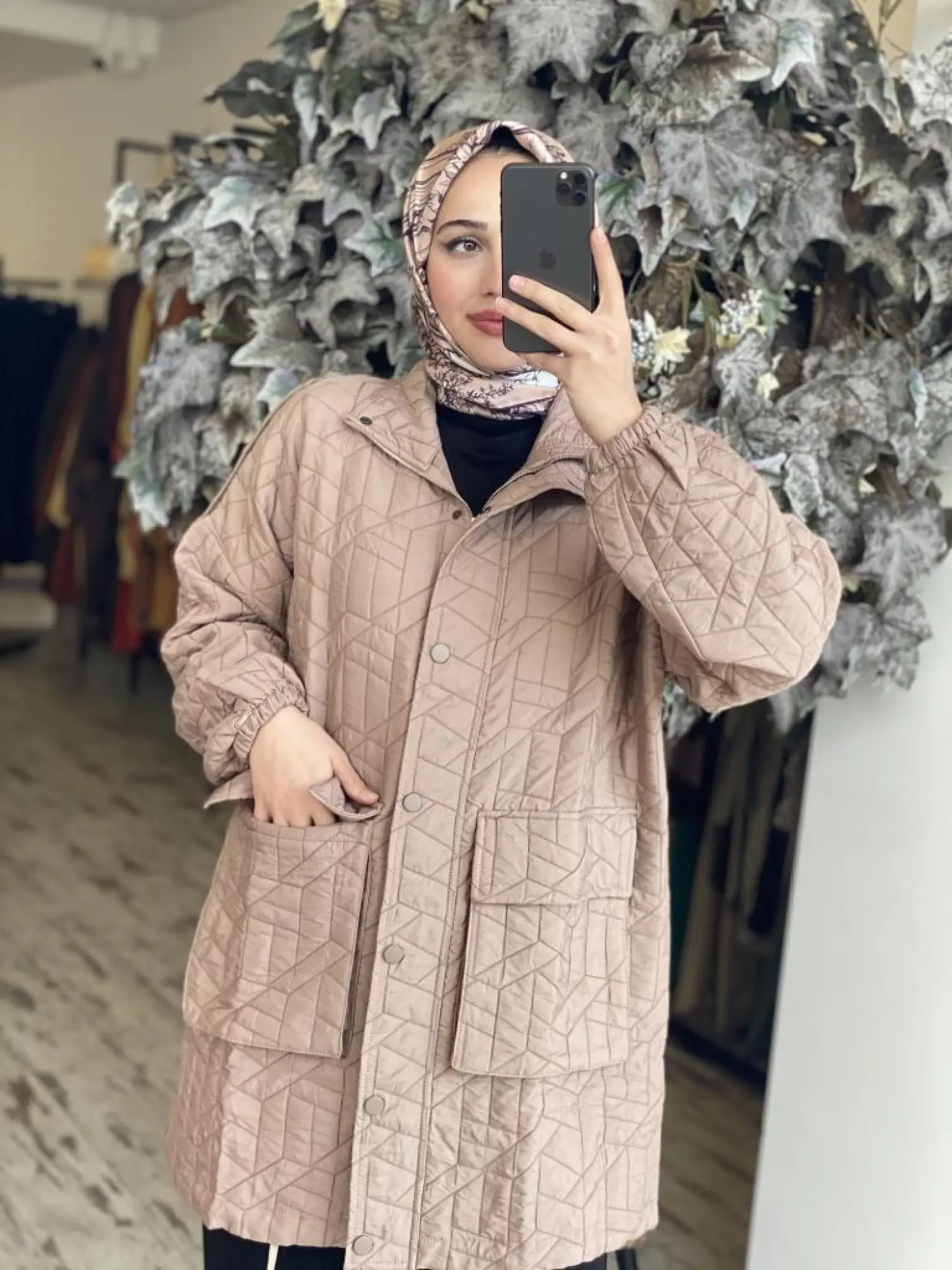 İnvee Kapitone Ceket/Kap 6913