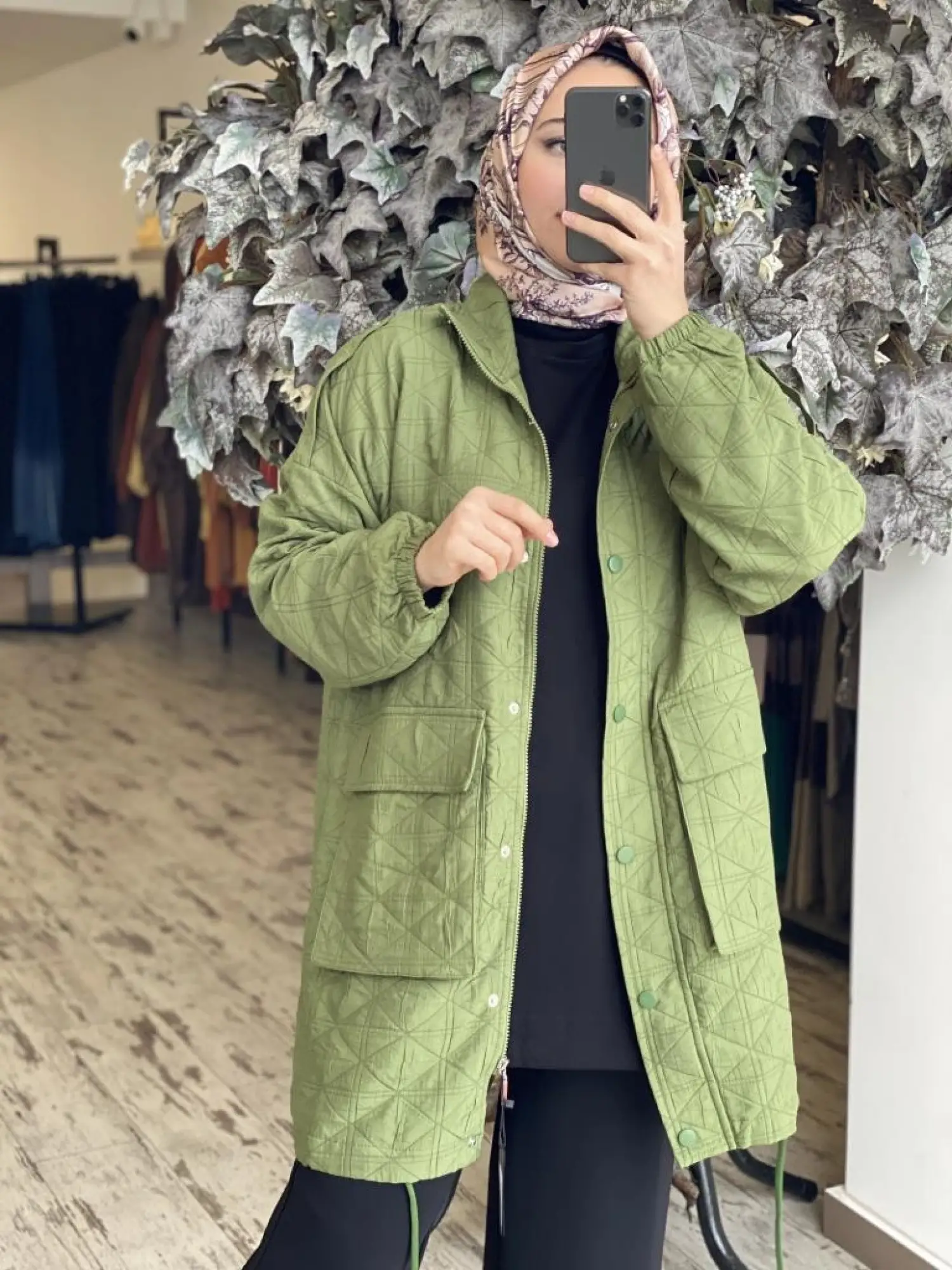 İnvee Kapitone Ceket/Kap 6913