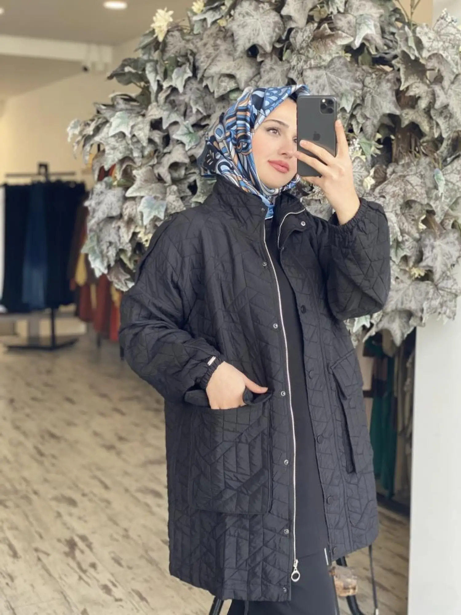 İnvee Kapitone Ceket/Kap 6913