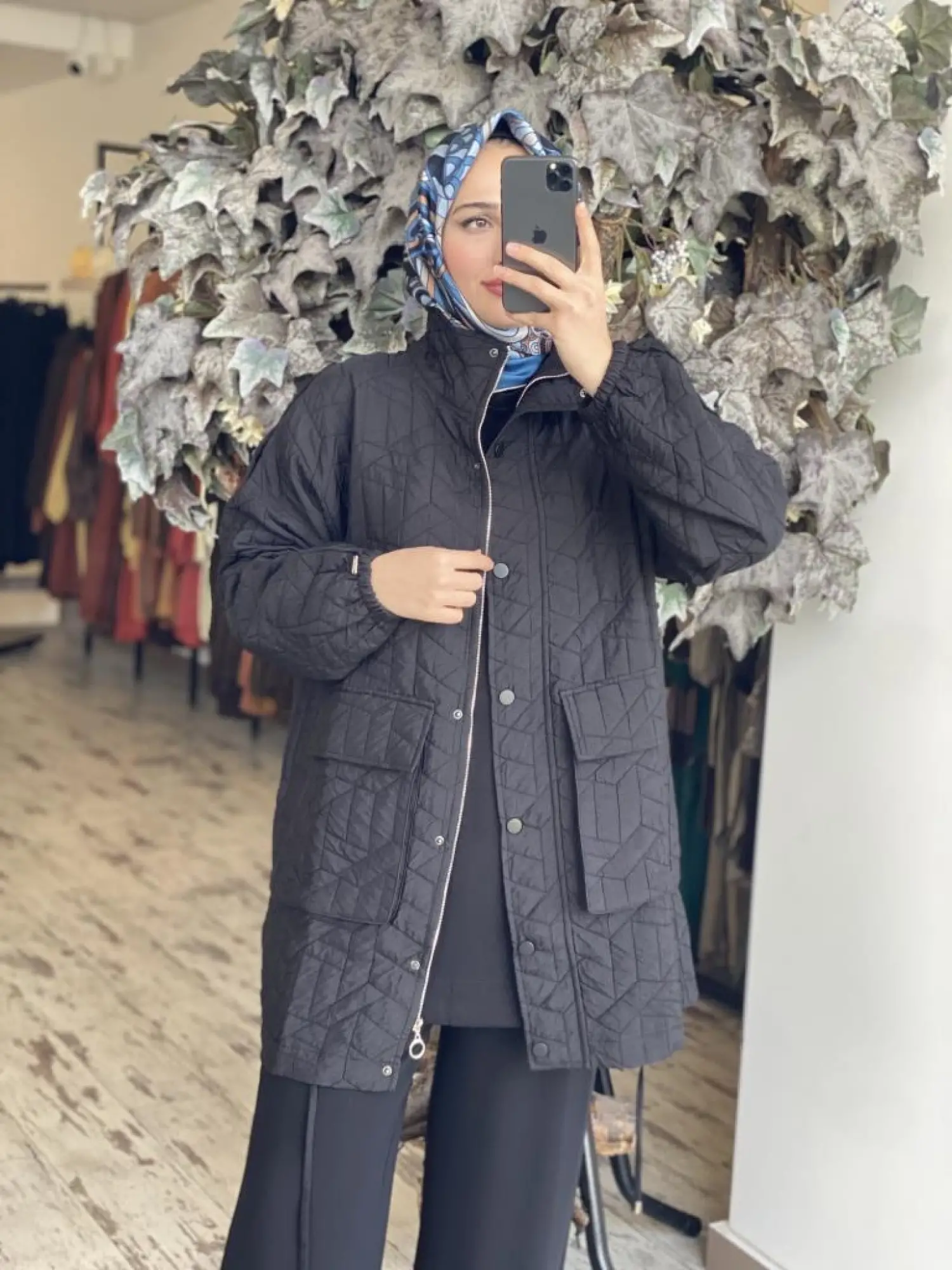 İnvee Kapitone Ceket/Kap 6913