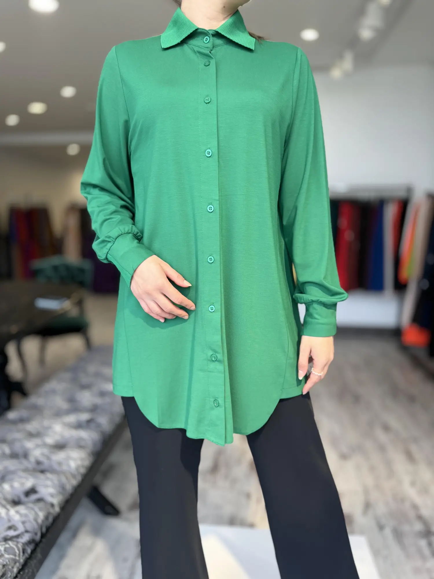 İnvee Modal Penye Gömlek 6926