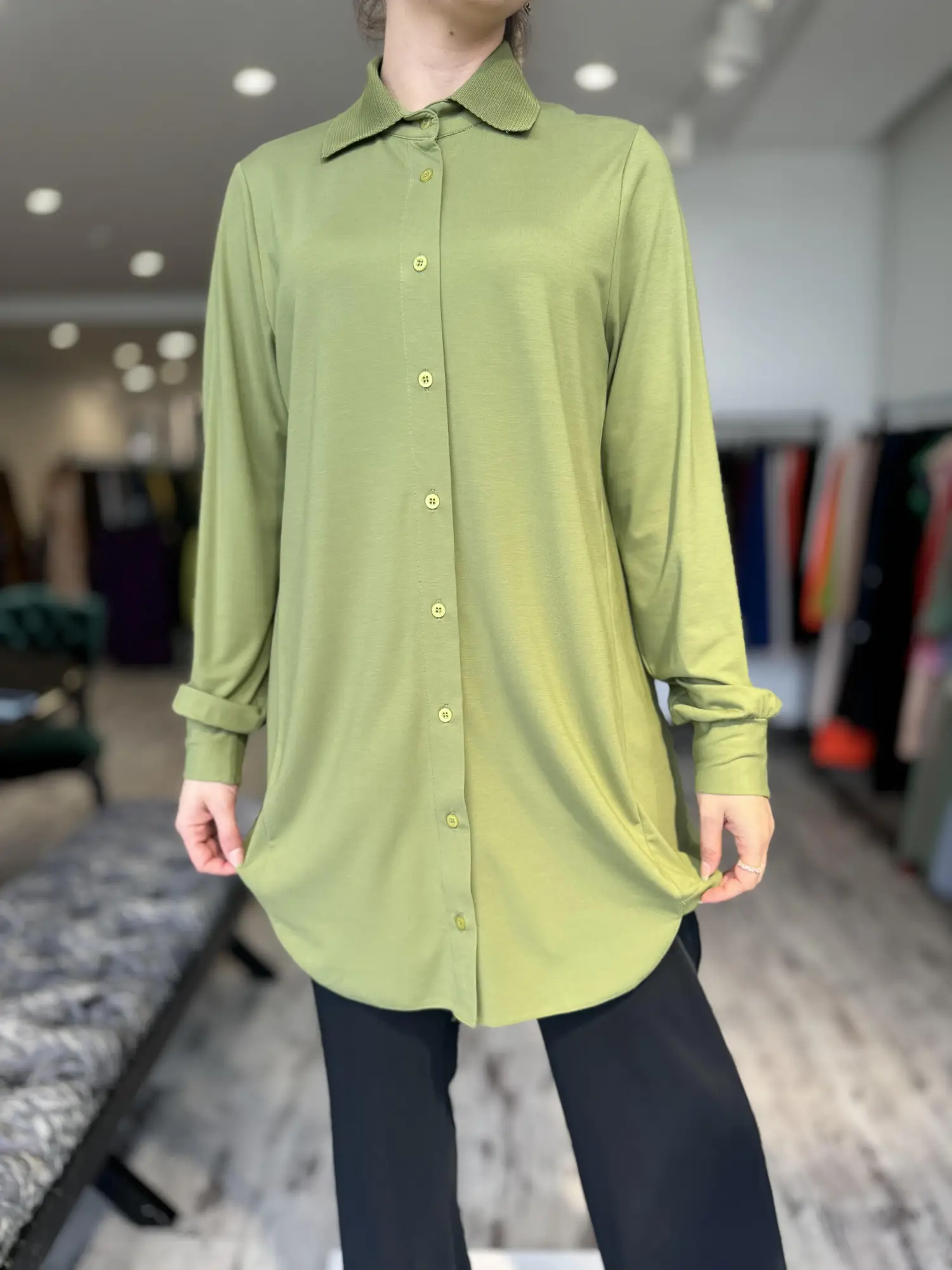 İnvee Modal Penye Gömlek 6926