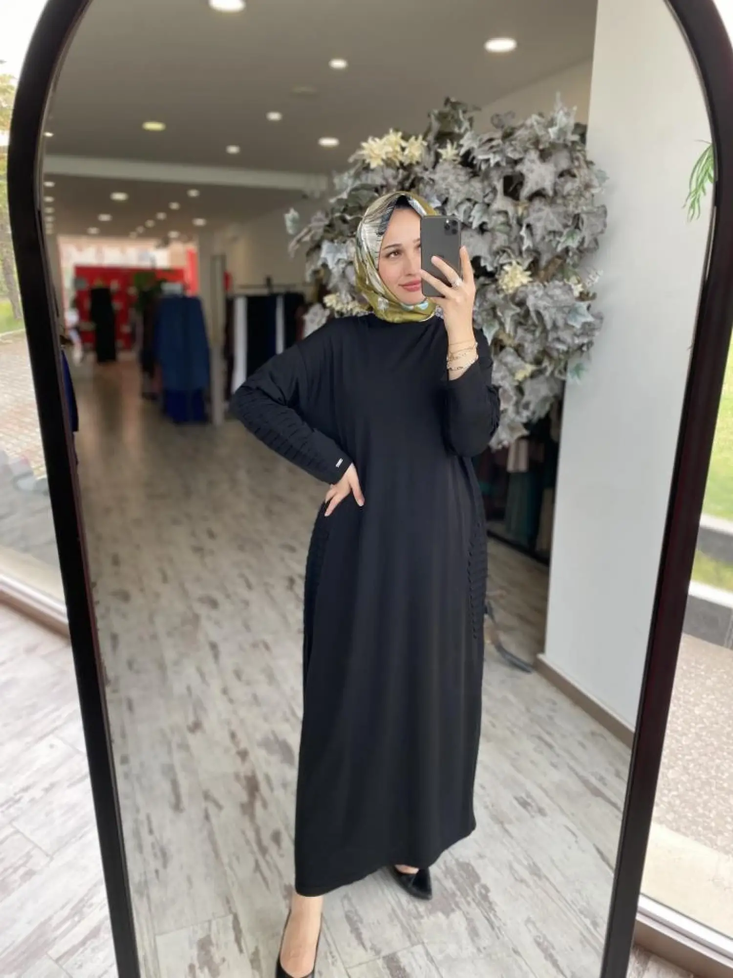 İnvee Nervür Detaylı Triko Elbise 7060