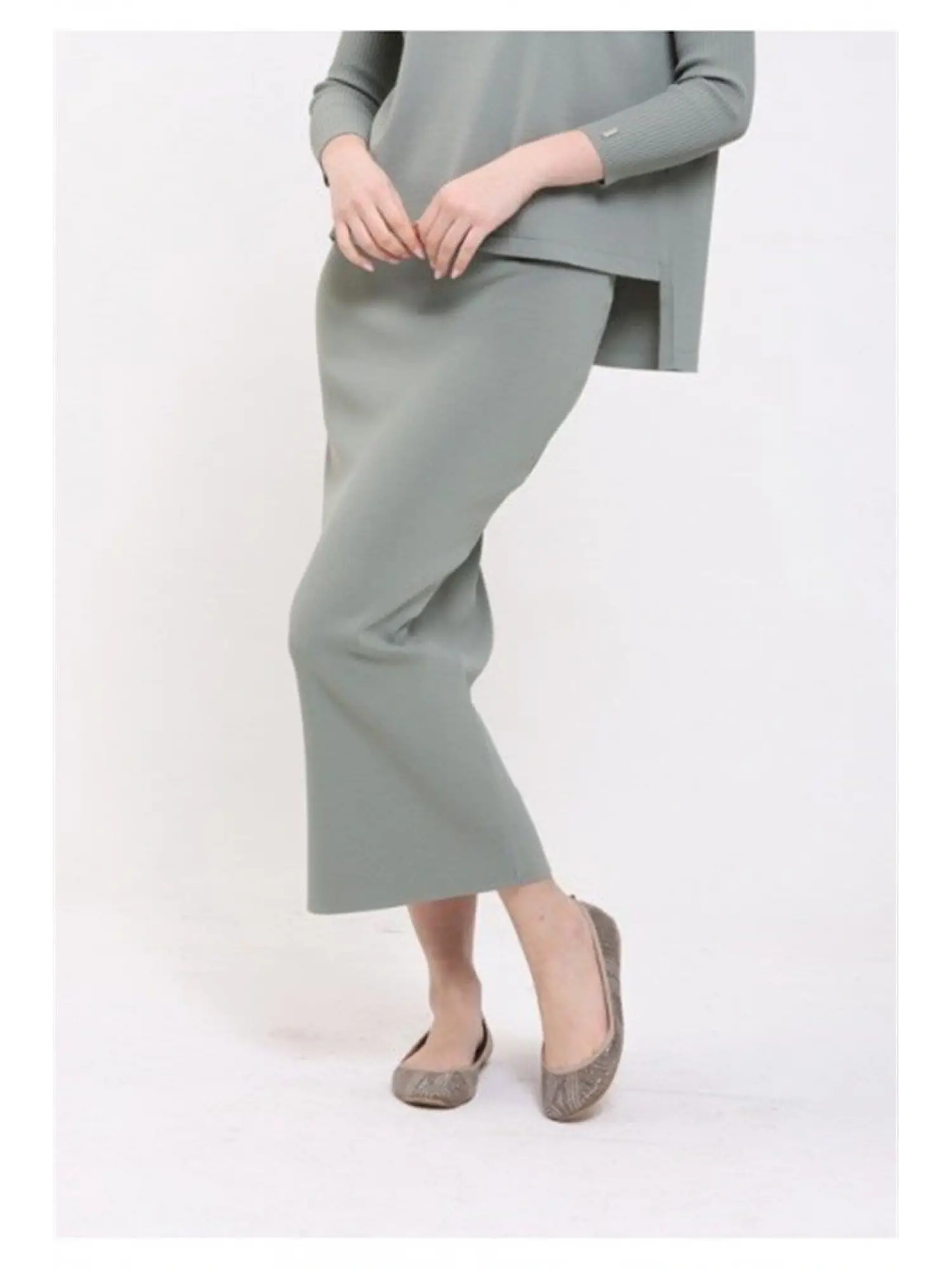 İnvee Rayon Triko Etek 5685