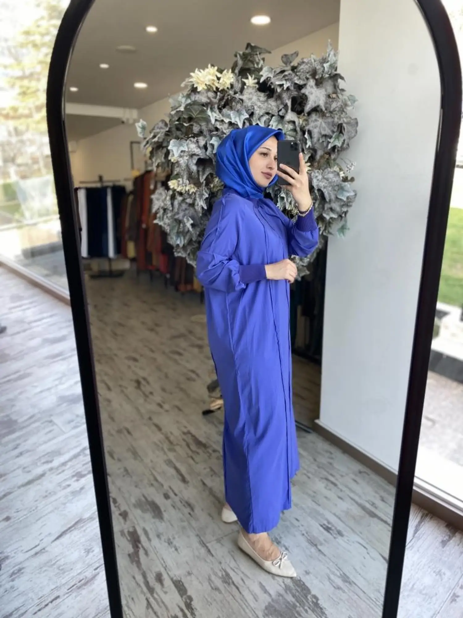 İnvee Ribana Detaylı Biyeli Modal Elbise 6936