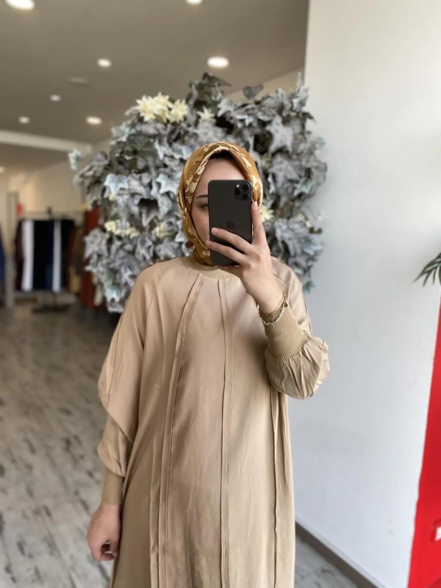 İnvee Ribana Detaylı Biyeli Modal Elbise 6936