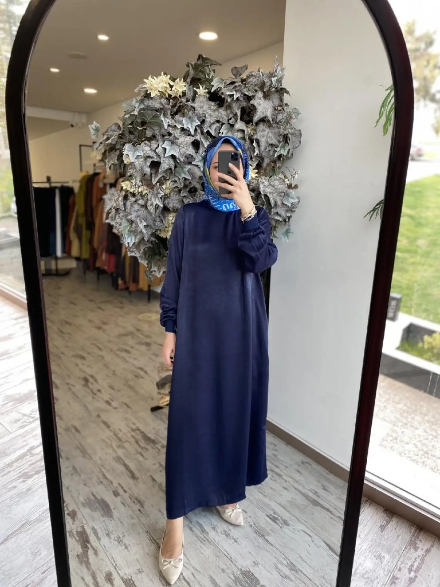 İnvee Ribanalı Saten Elbise 7005