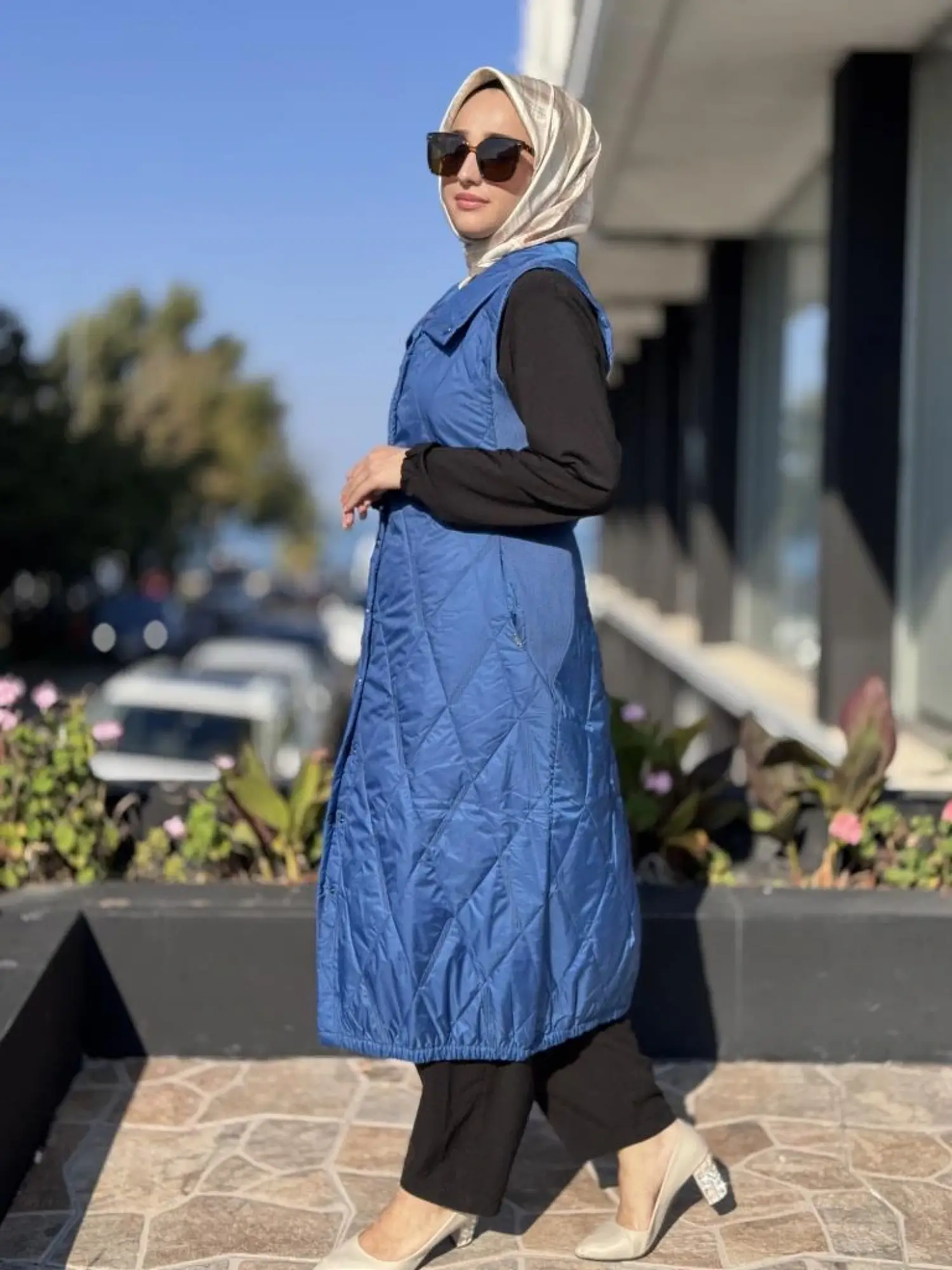 İnvee Triko Detaylı Kapitone Yelek 6916