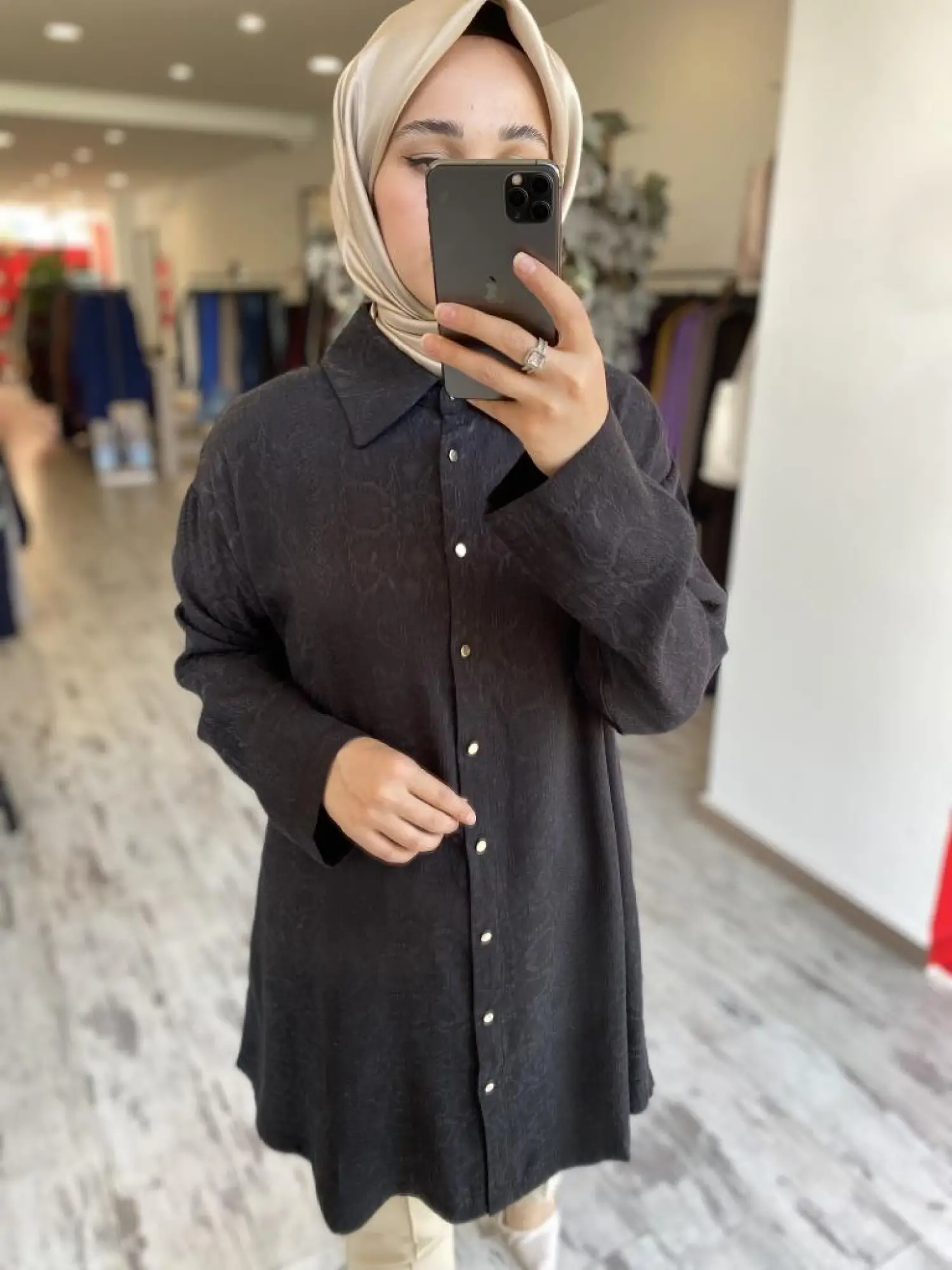 İnvee Yılan Desen Gömlek 7108