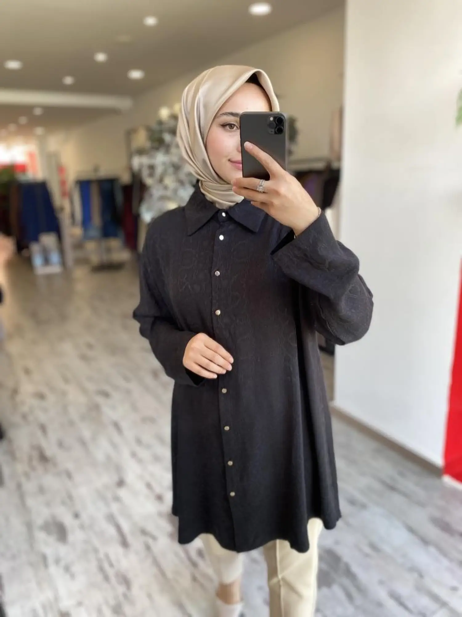 İnvee Yılan Desen Gömlek 7108