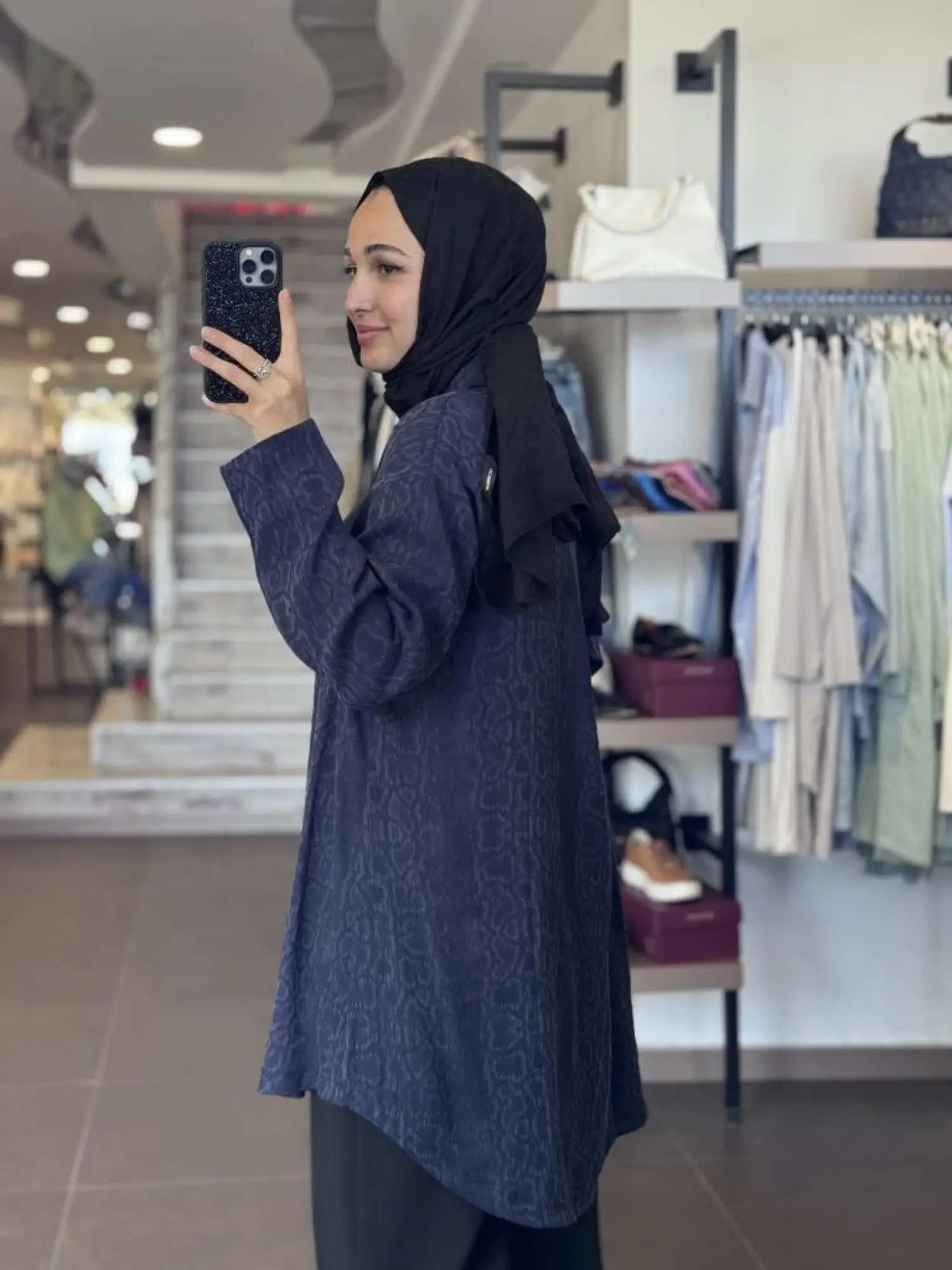 İnvee Yılan Desen Gömlek 7108