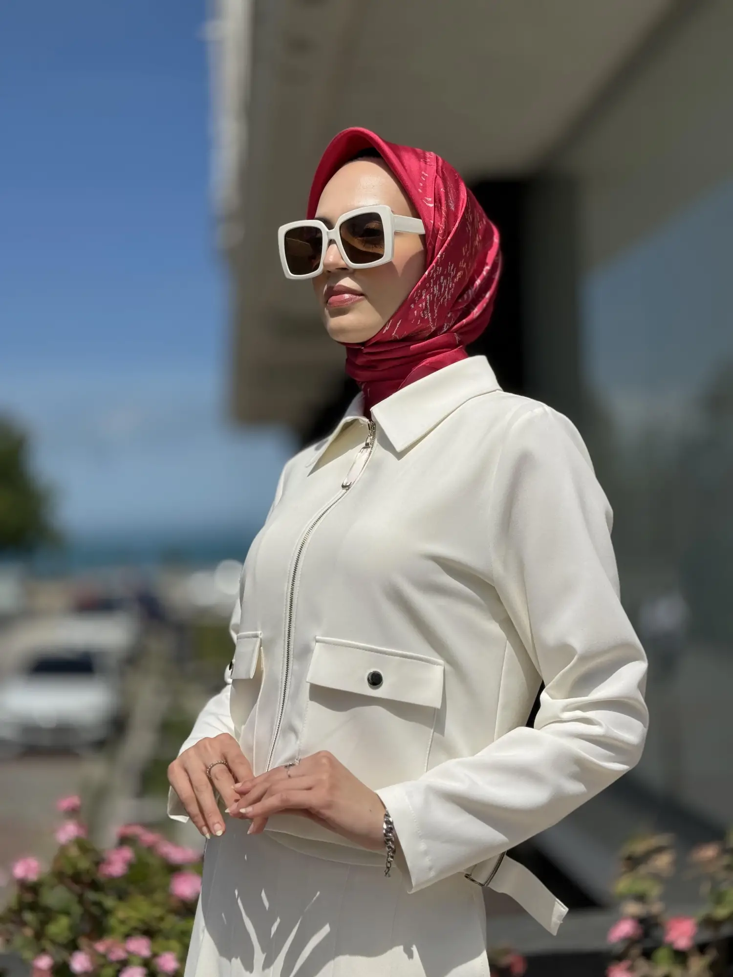 Jamila Sarah Kısa Ceket Pantolon/Etek Takım 9014