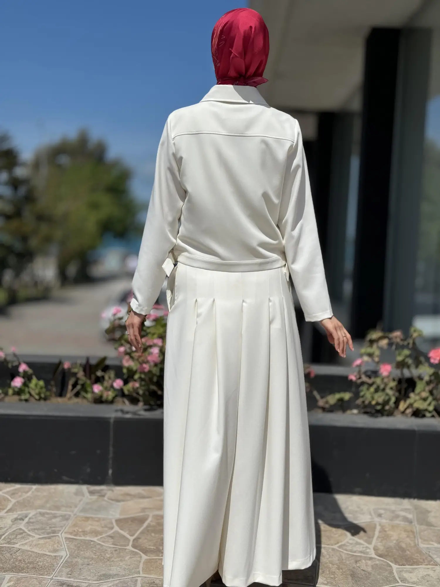 Jamila Sarah Kısa Ceket Pantolon/Etek Takım 9014