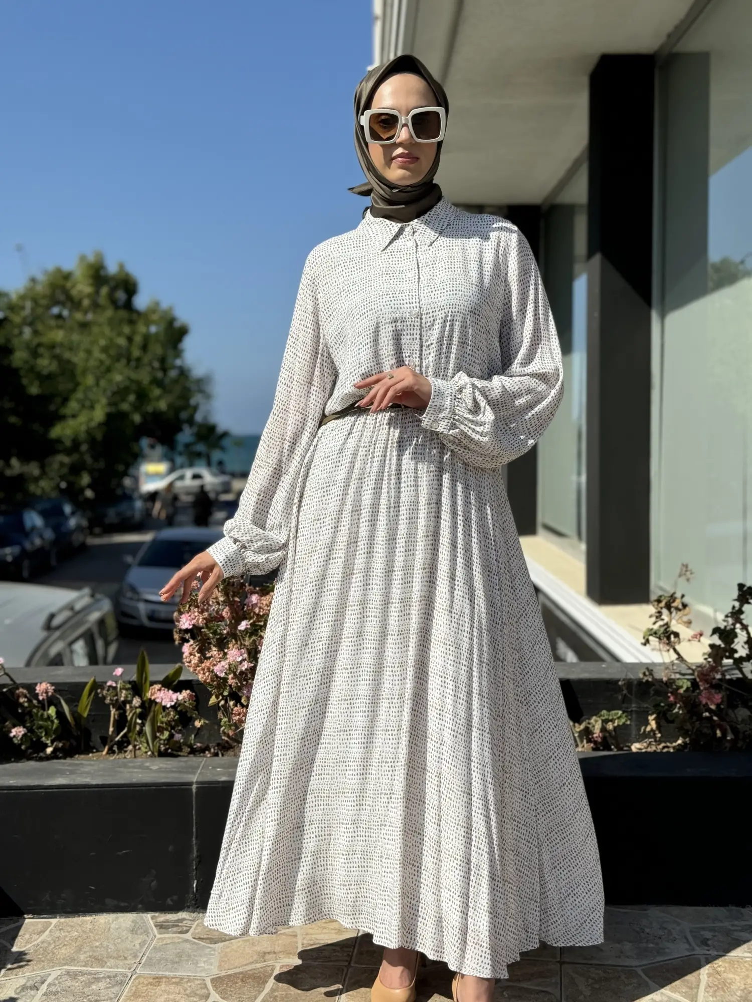 Kahma Astarlı İnce Viscon Elbise