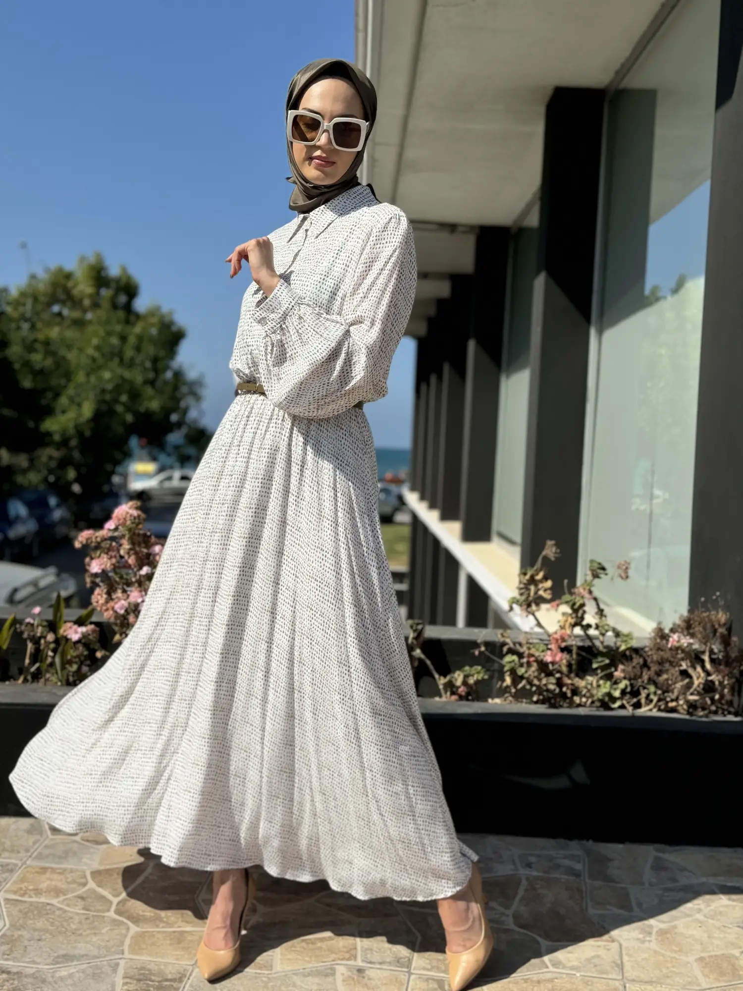 Kahma Astarlı İnce Viscon Elbise