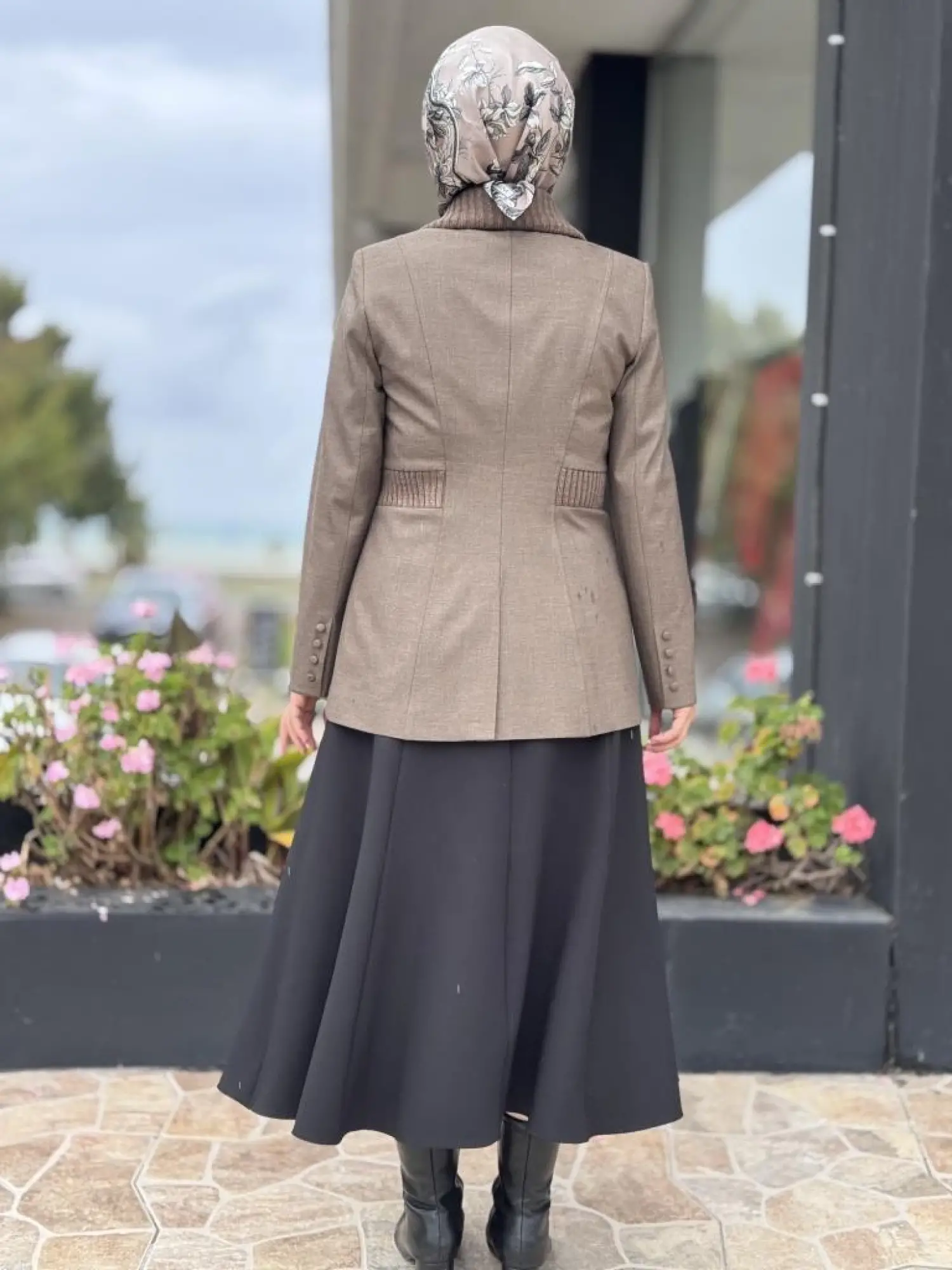 Kahma Triko Detaylı Ceket