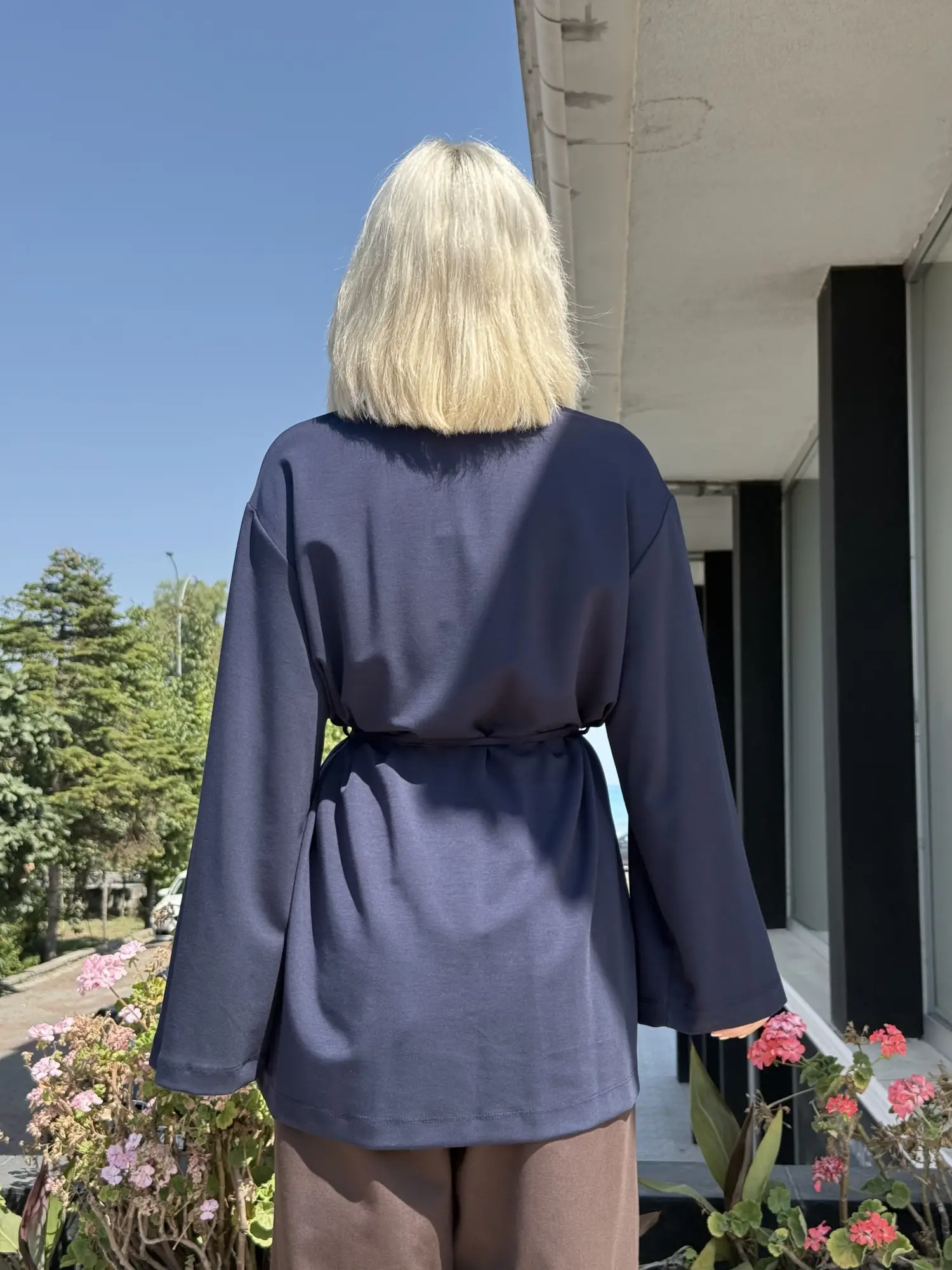 Kayra İp Kemerli Modal Sweatshirt KA31009