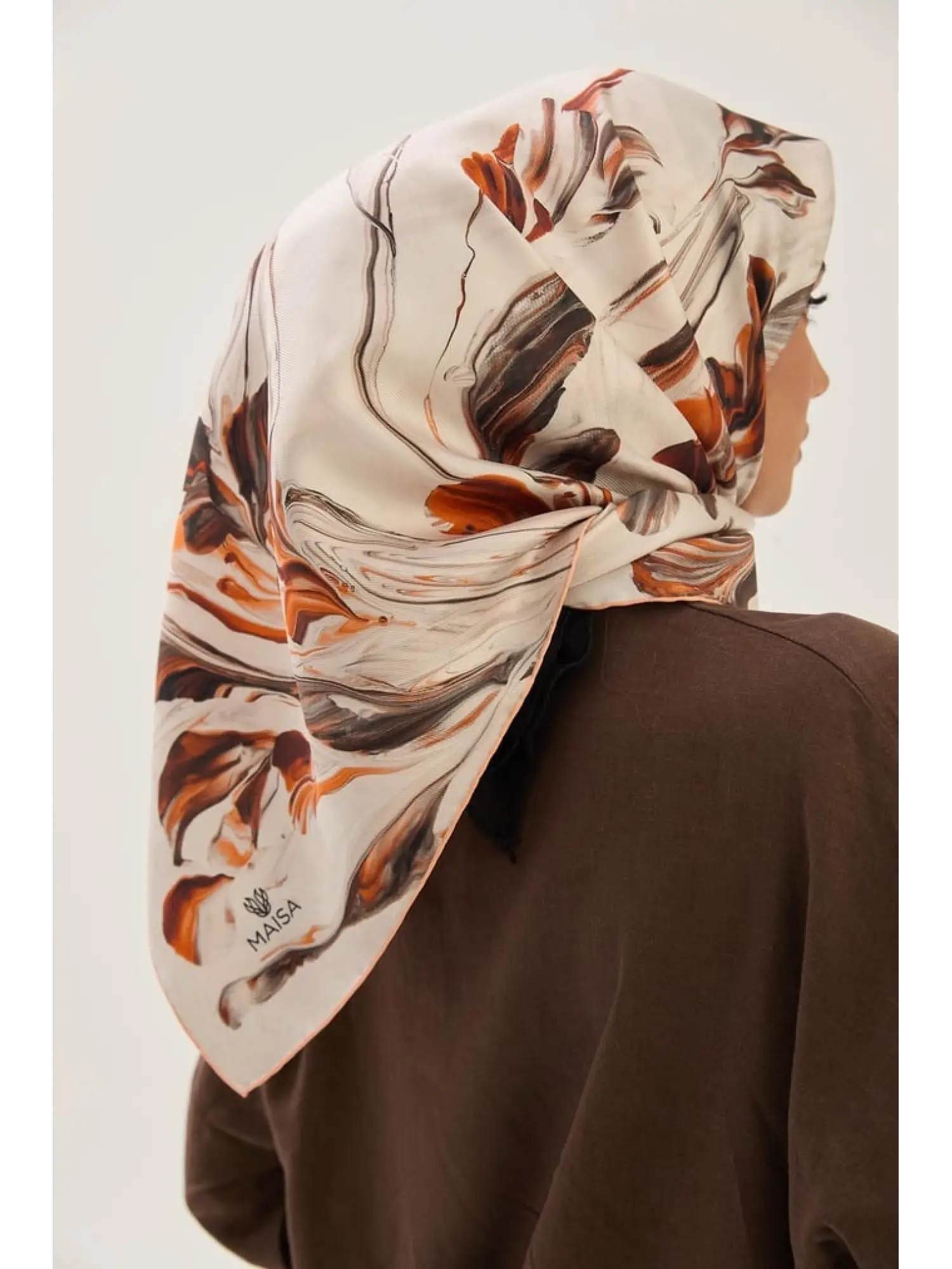 Maisa Buğu 90X90 Melburry İpek Eşarp