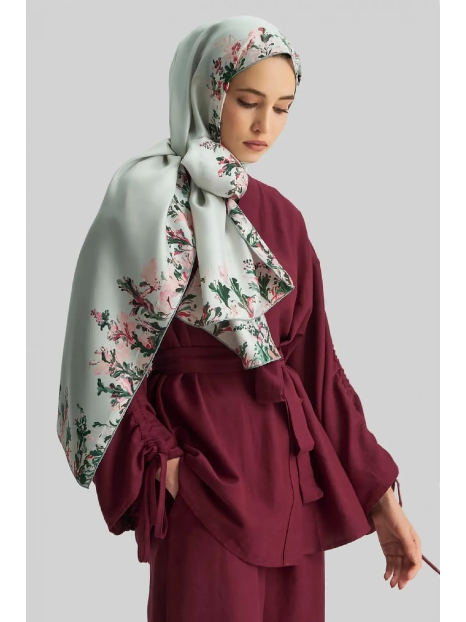 Maisa Burcu Mulberry İpek Şal 70x190