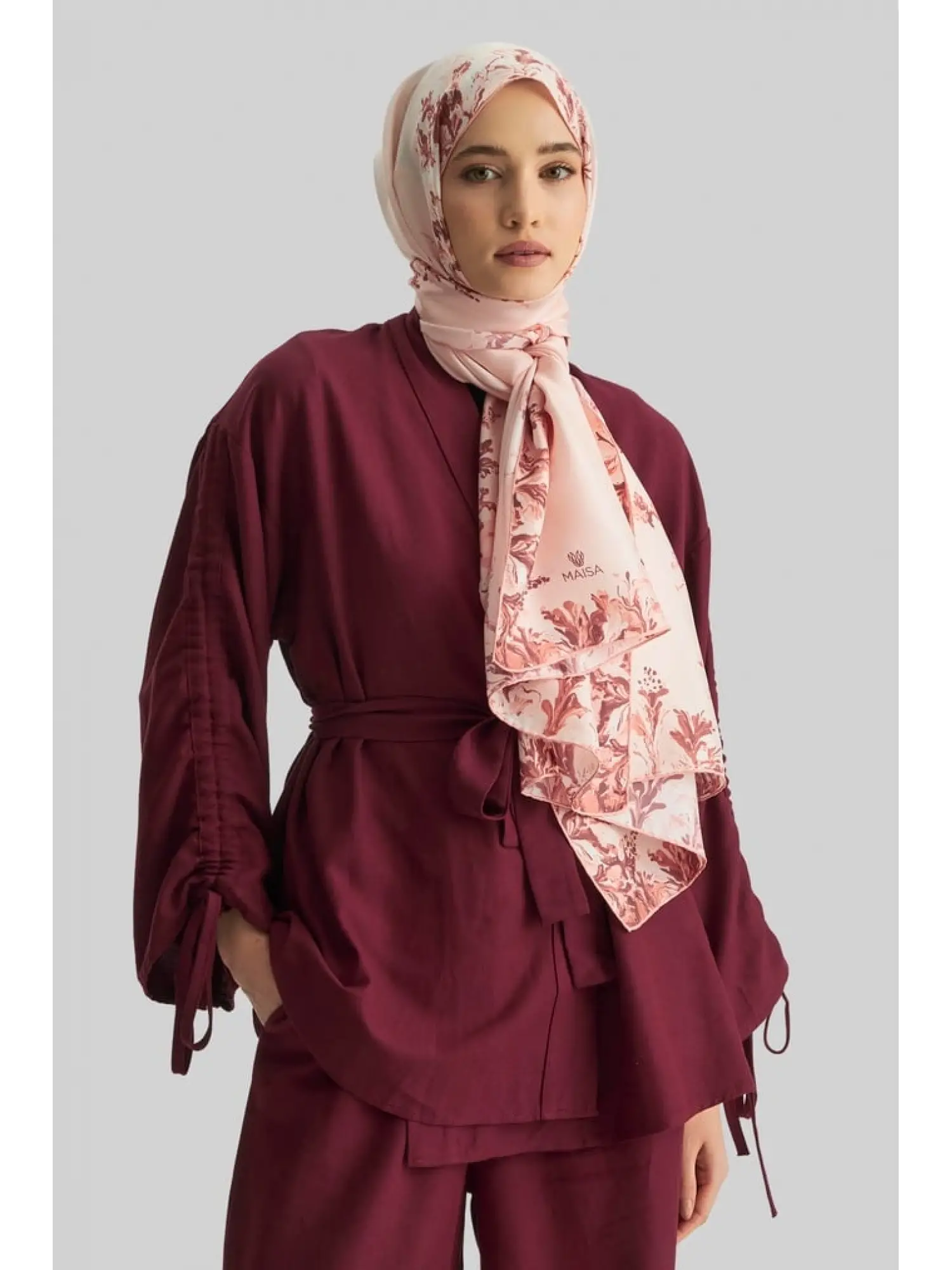 Maisa Burcu Mulberry İpek Şal 70x190