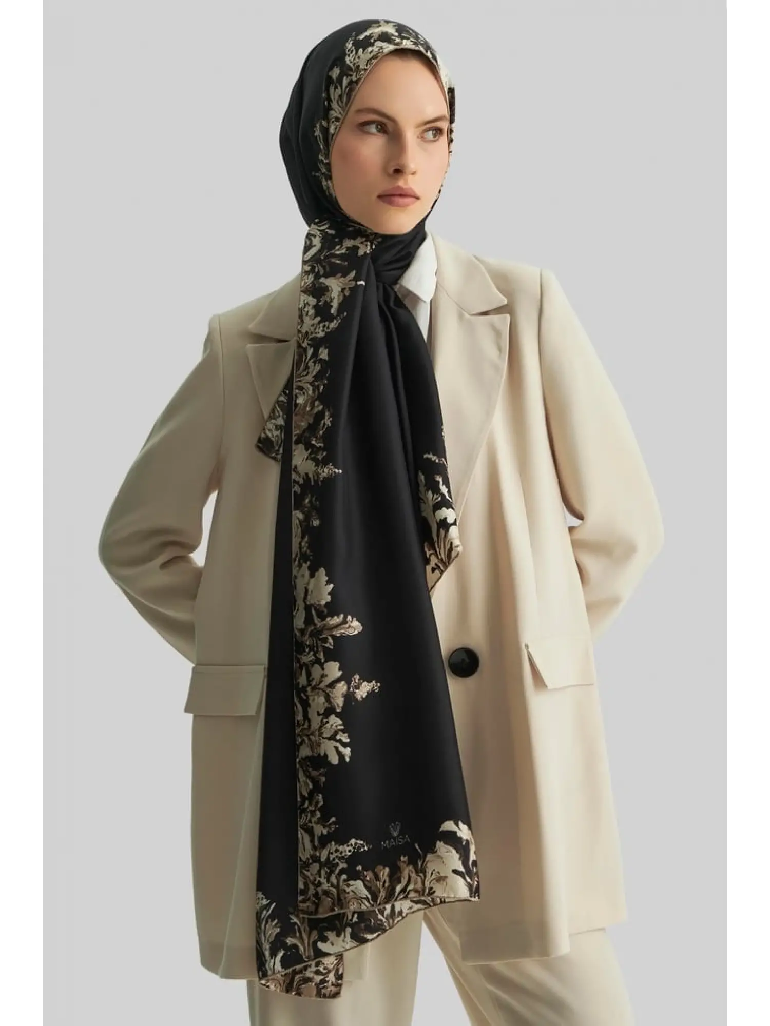 Maisa Burcu Mulberry İpek Şal 70x190