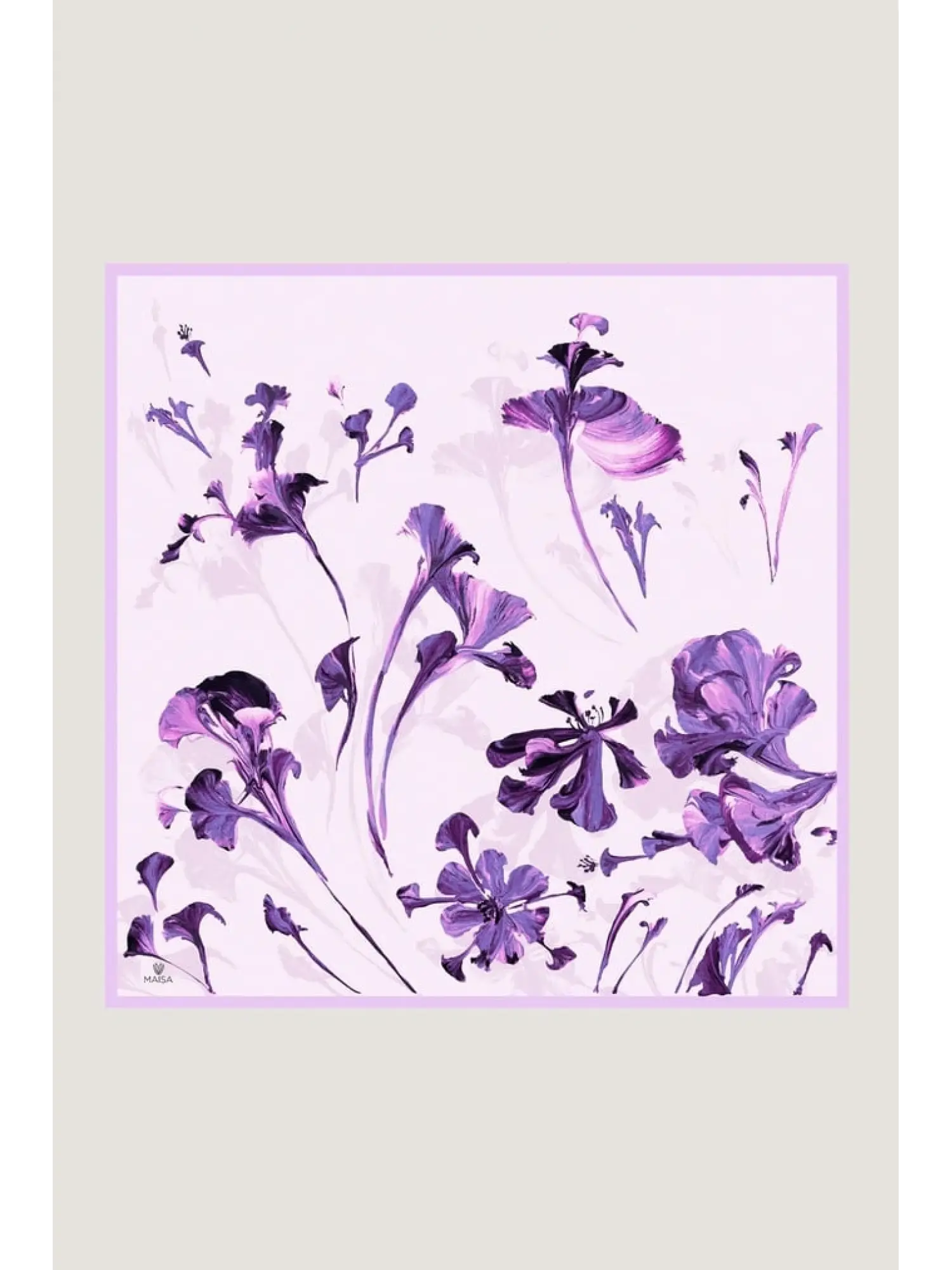 Maisa Eflin 90X90 Twil İpek Eşarp