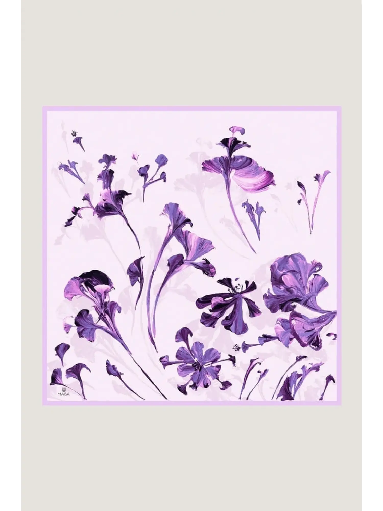 Maisa Eflin 90X90 Twil İpek Eşarp