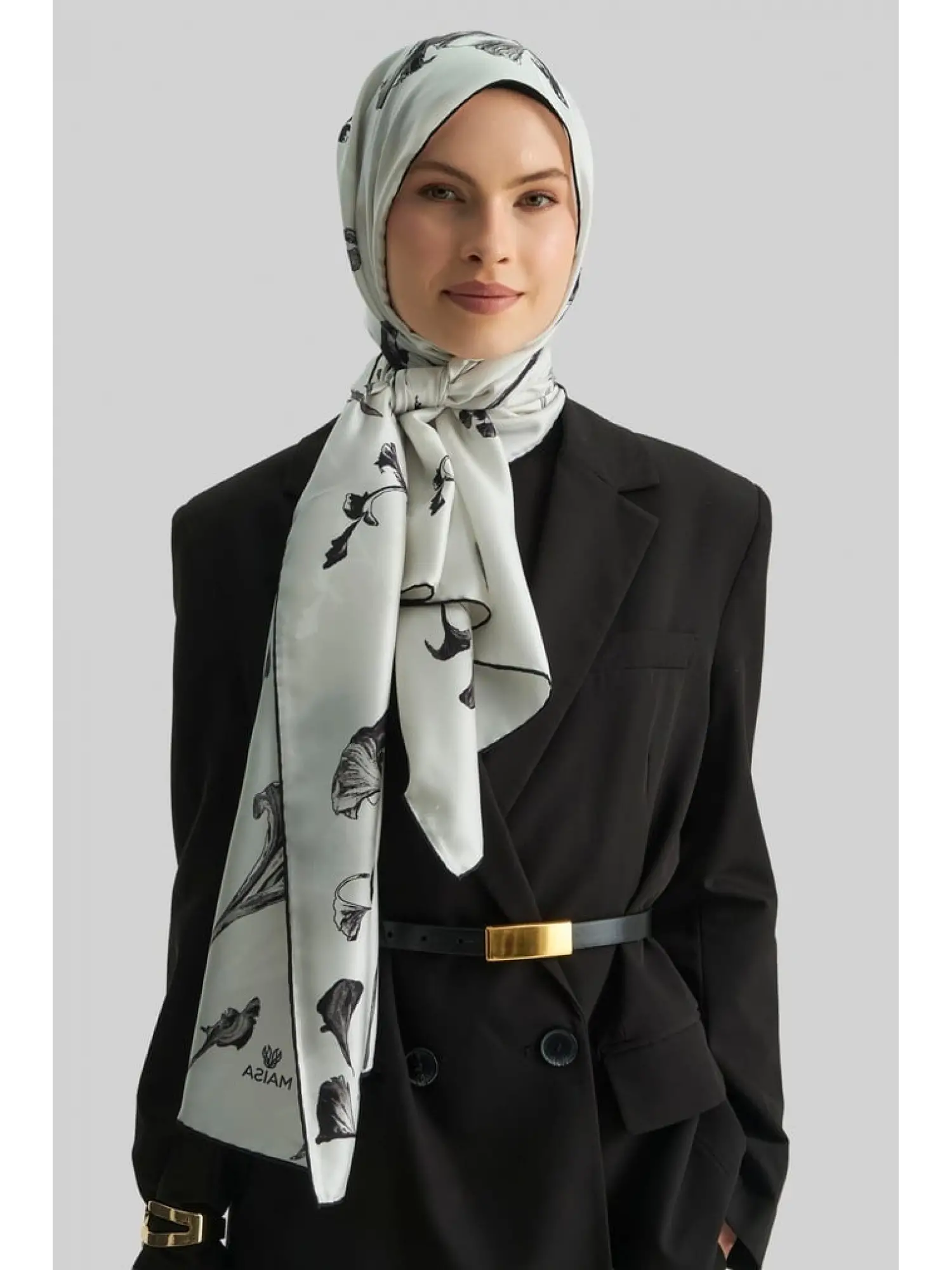 Maisa Eflin Mulberry İpek Şal 70x190