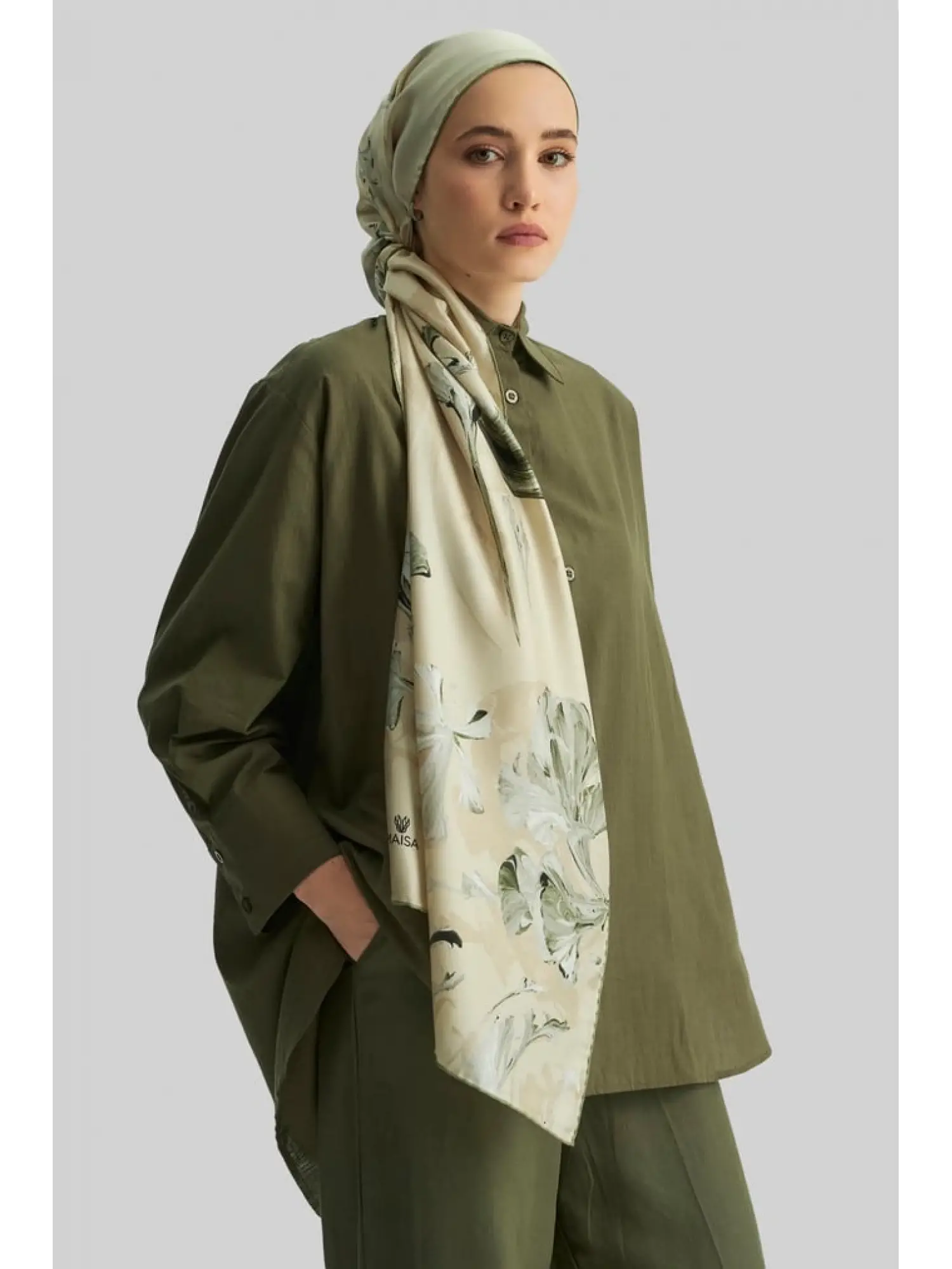 Maisa Eflin Mulberry İpek Şal 70x190