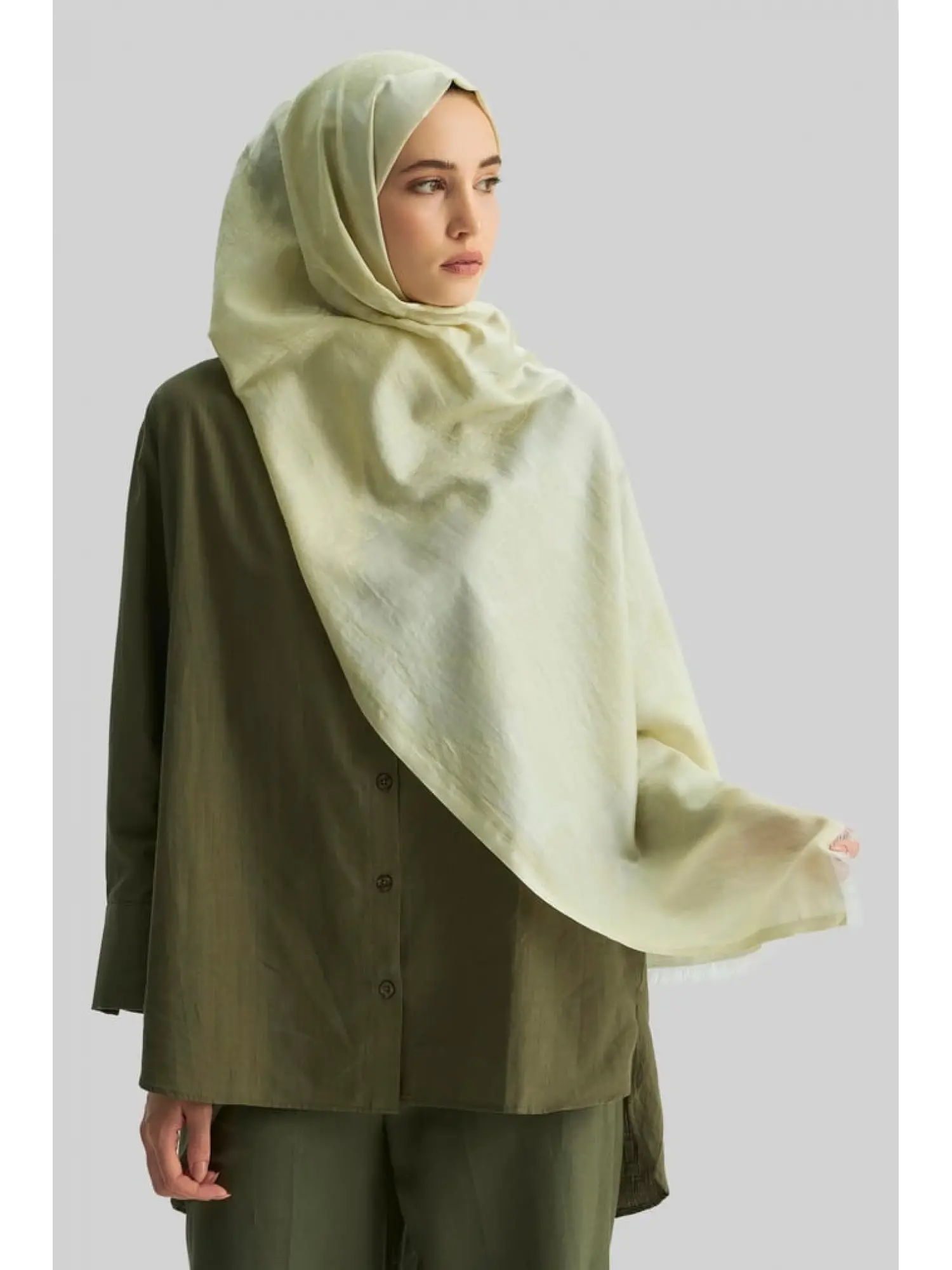 Maisa Efraz 70x190 Pamuk İpek Jakarlı Şal