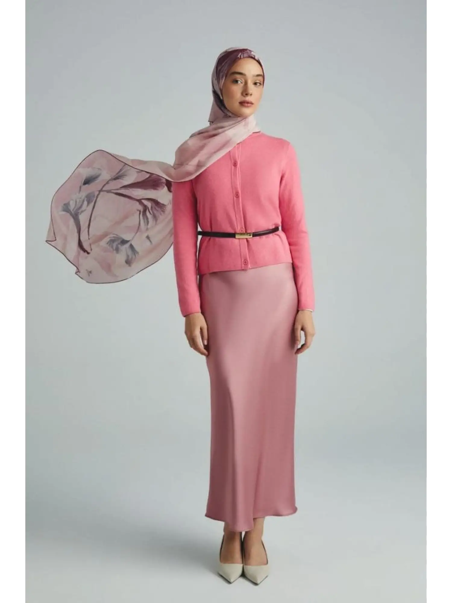 Maisa Efza 70x190 Krep İpek Şal