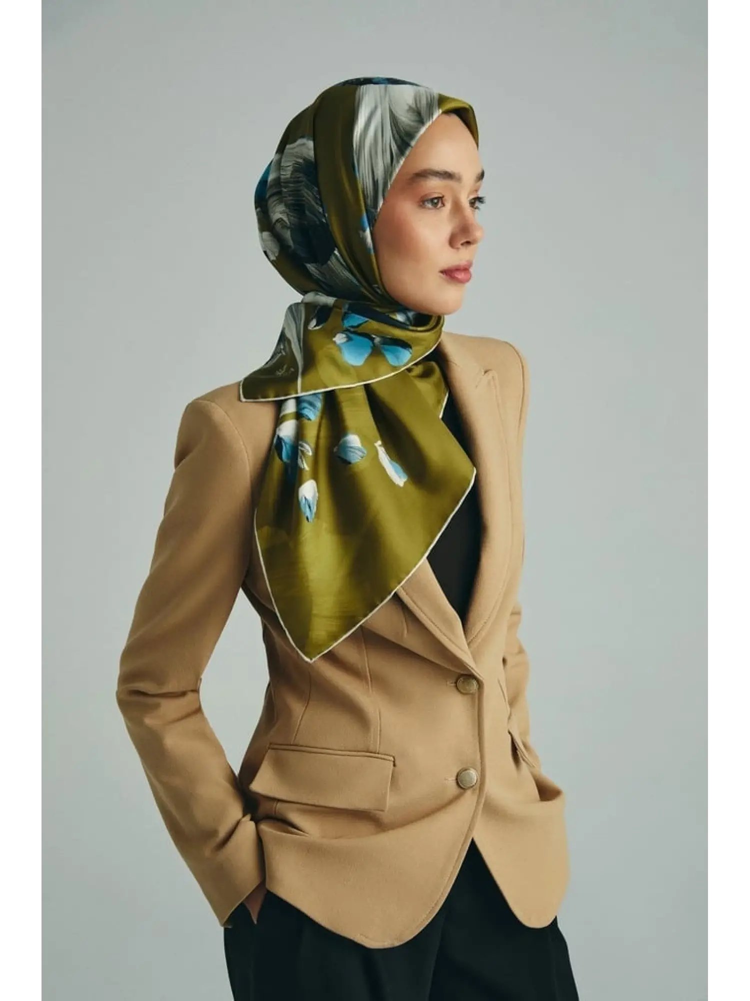 Maisa Gem 90X90 Twil İpek Eşarp