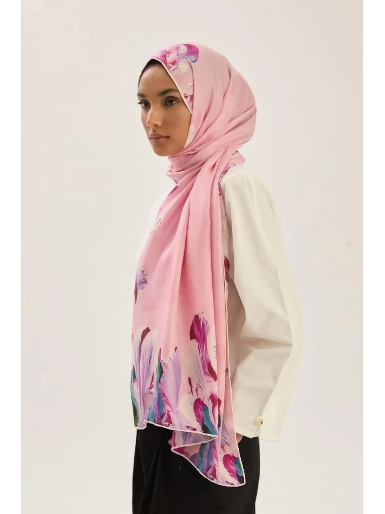 Maisa Huş 70x190 Pamuk İpek Şal