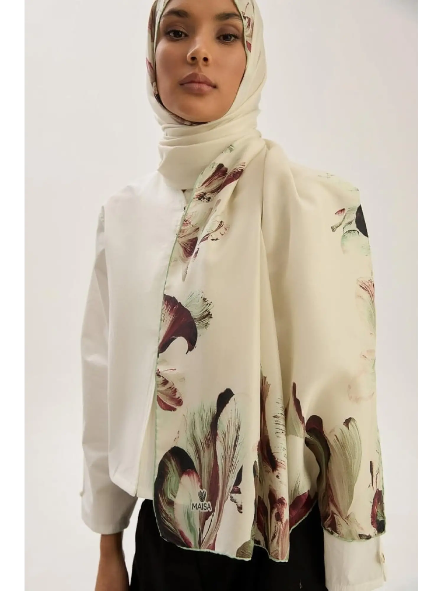 Maisa Huş 70x190 Pamuk İpek Şal