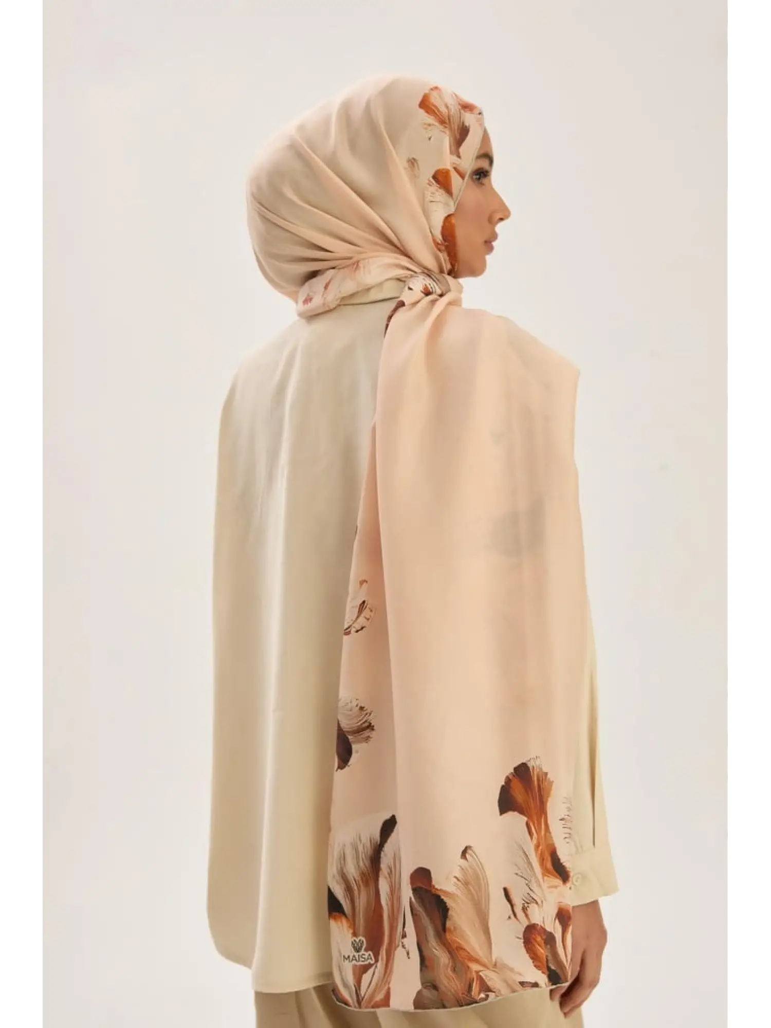 Maisa Huş 70x190 Pamuk İpek Şal