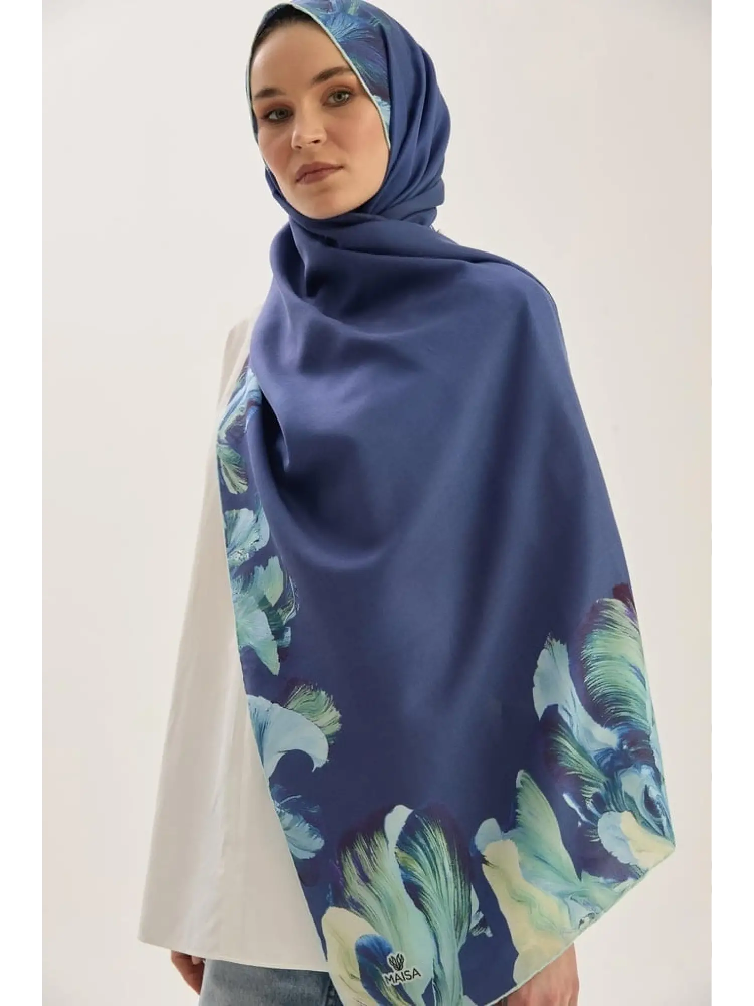 Maisa Huş 70x190 Pamuk İpek Şal